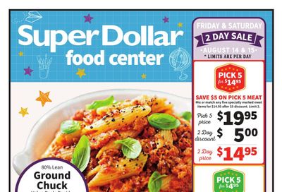 Super Dollar Weekly Ad August 12 - 18, 2026