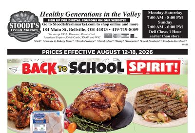 Stoodt's Fresh Market Weekly Ad August 12 - 18, 2026