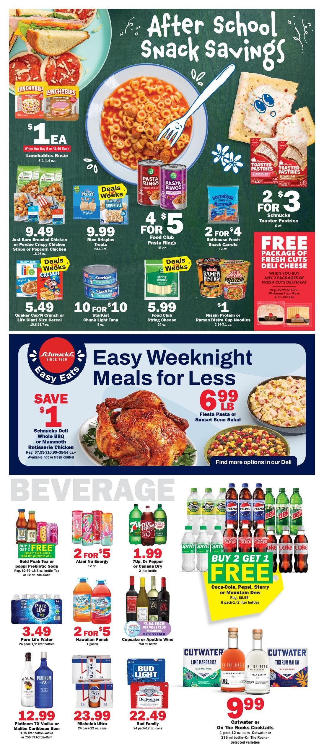 Schnucks (Peoria–Galva Area, IL) Weekly Print Weekly Ad August 19 - 25, 2026