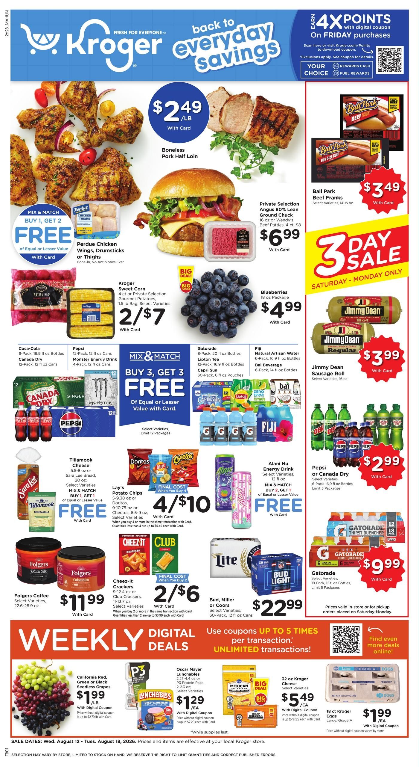 Kroger (Louisa Area, KY) Weekly Ad August 12 - 18, 2026