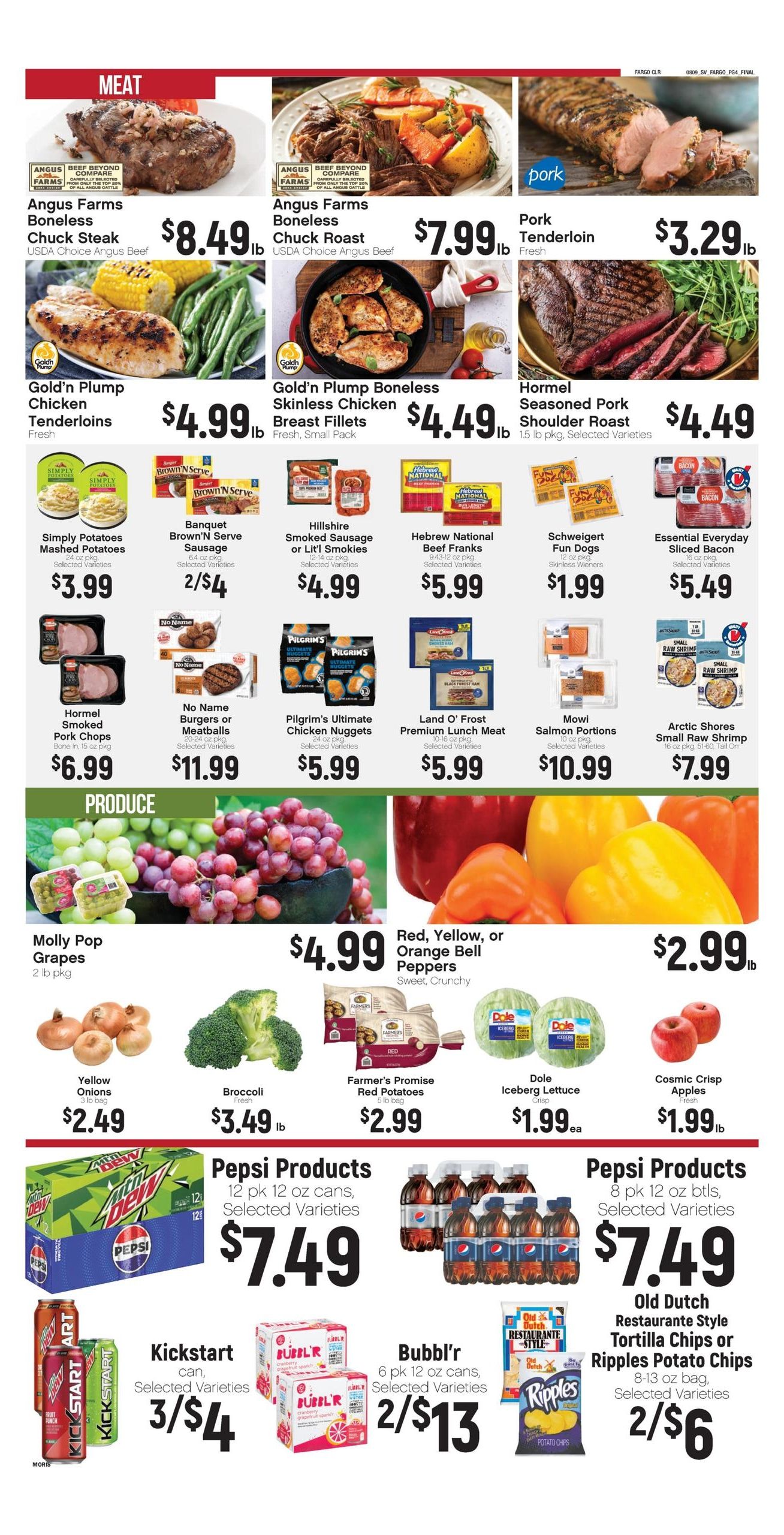 Willy's Supervalu Weekly Ad August 10 - 16, 2026