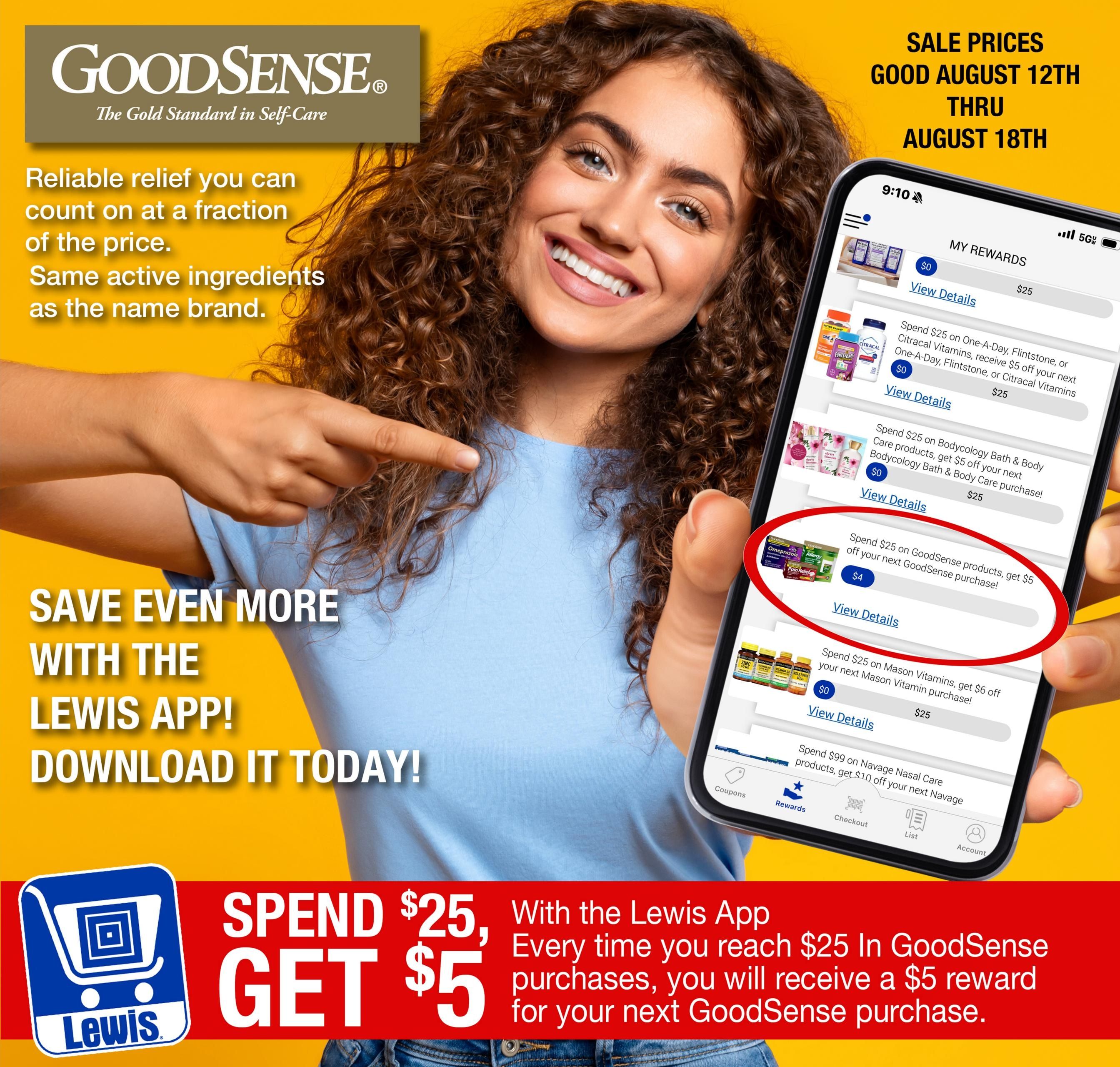 Lewis Drug Weekly Ad August 12 - 18, 2026