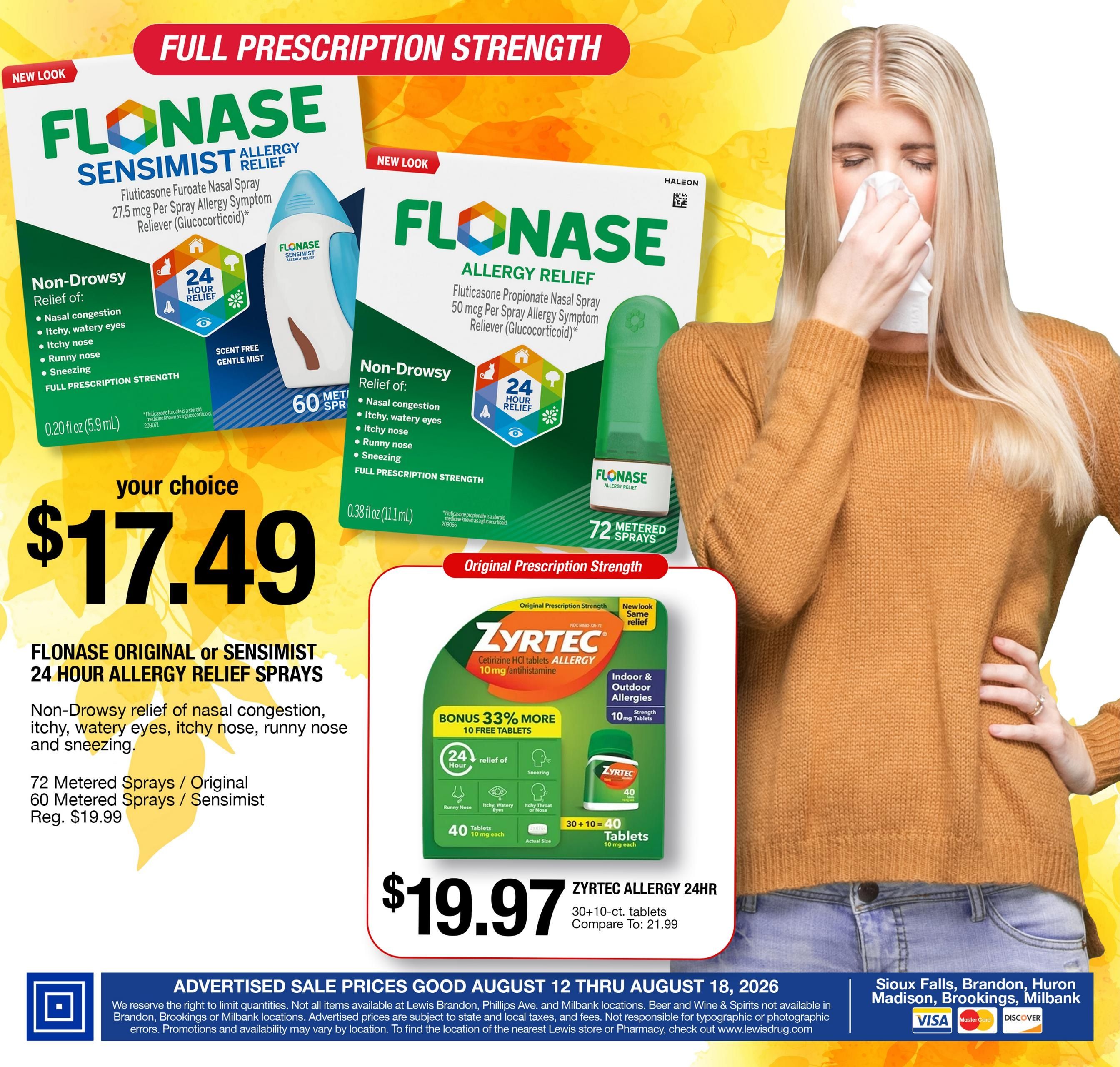 Lewis Drug Weekly Ad August 12 - 18, 2026