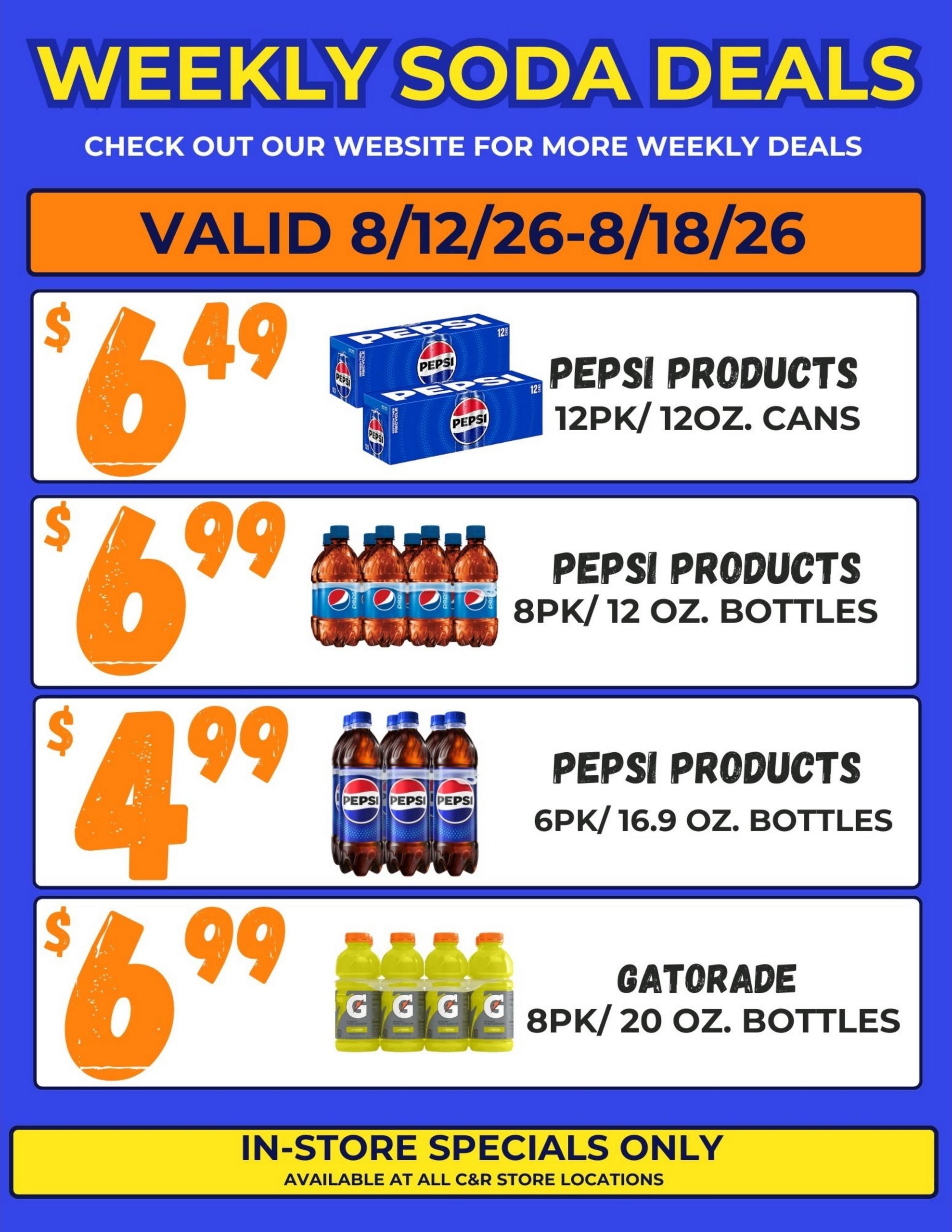C&R Supermarkets Weekly Ad August 12 - 18, 2026