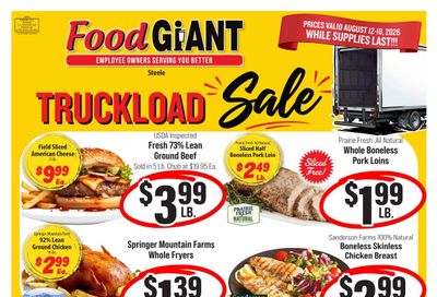 Food Giant (Caruthersville Area, MO) Weekly Ad August 12 - 18, 2026