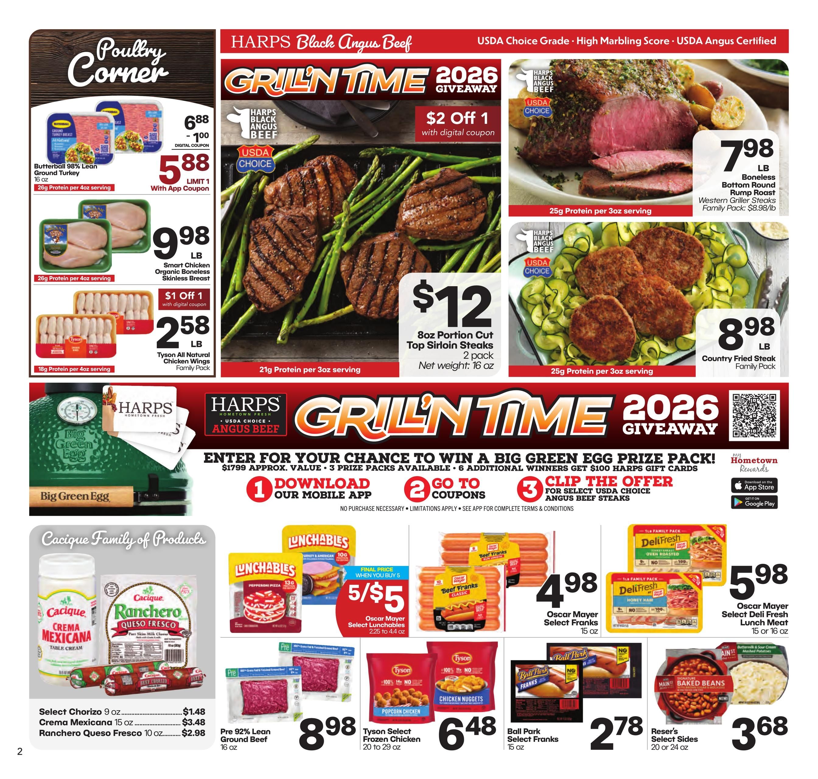 Harps Foods (Black Oak Area, AR) Weekly Ad August 12 - 18, 2026