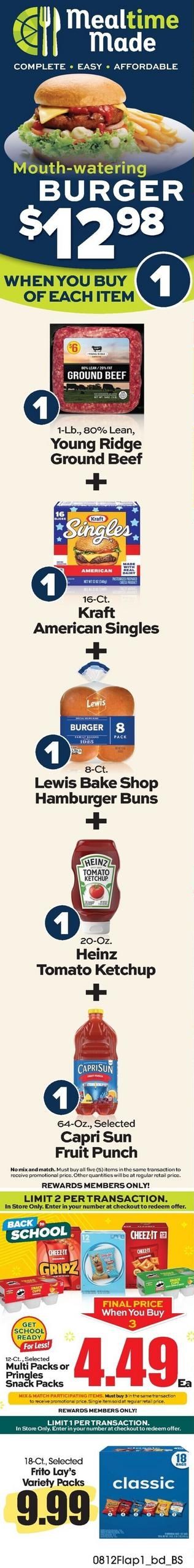 Long's Pic Pac Galaxy (Pineville–Arjay Area, KY) Weekly Ad August 12 - 18, 2026