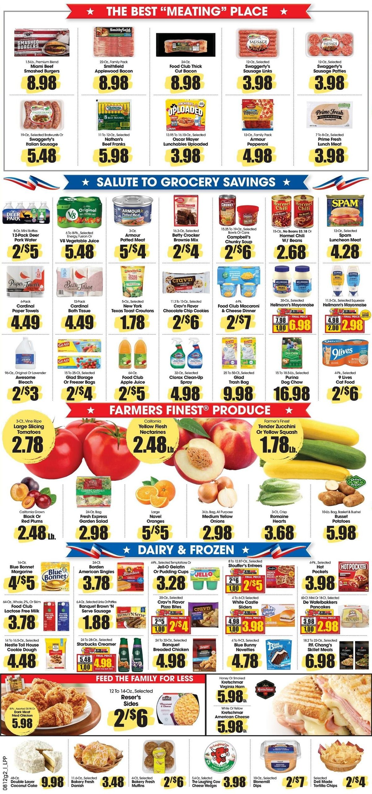 Long's Pic Pac Galaxy (Pineville–Arjay Area, KY) Weekly Ad August 12 - 18, 2026