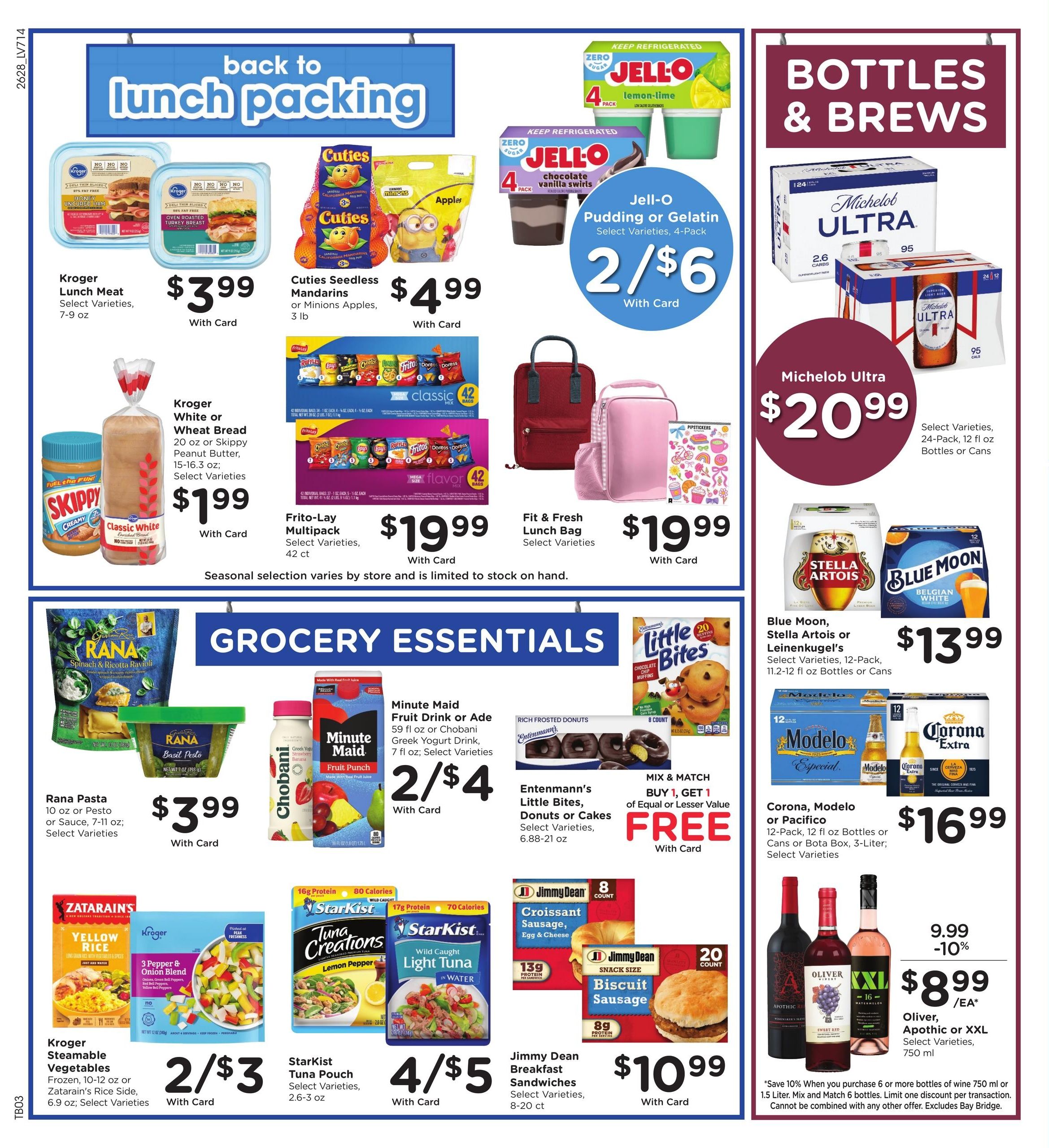Kroger (Carbondale–Makanda Area, IL) Weekly Ad August 12 - 18, 2026