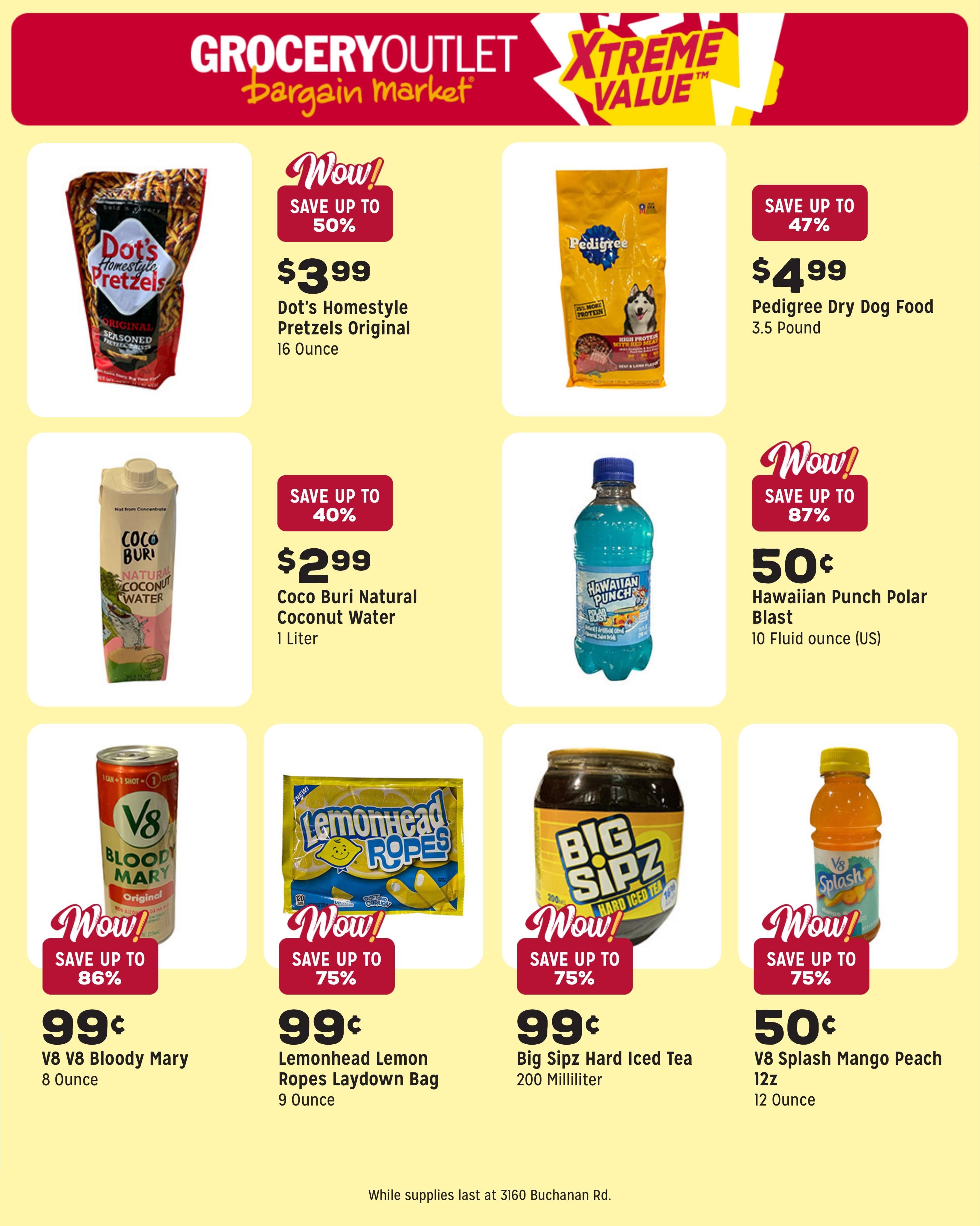 Grocery Outlet (Antioch Area, CA) Weekly Ad August 12 - 18, 2026