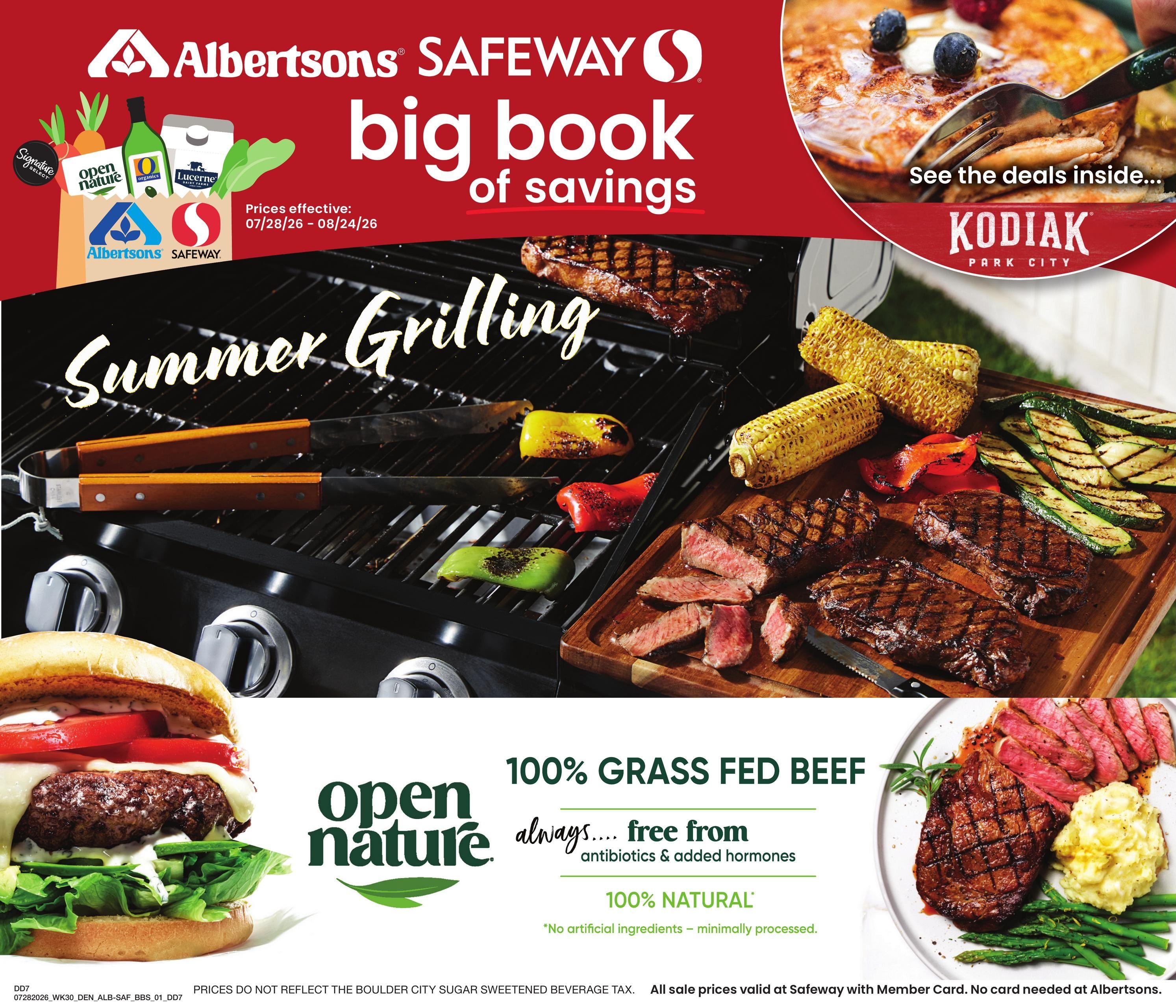 Safeway Big Book of Savings Weekly Ad July 28 - August 24, 2026