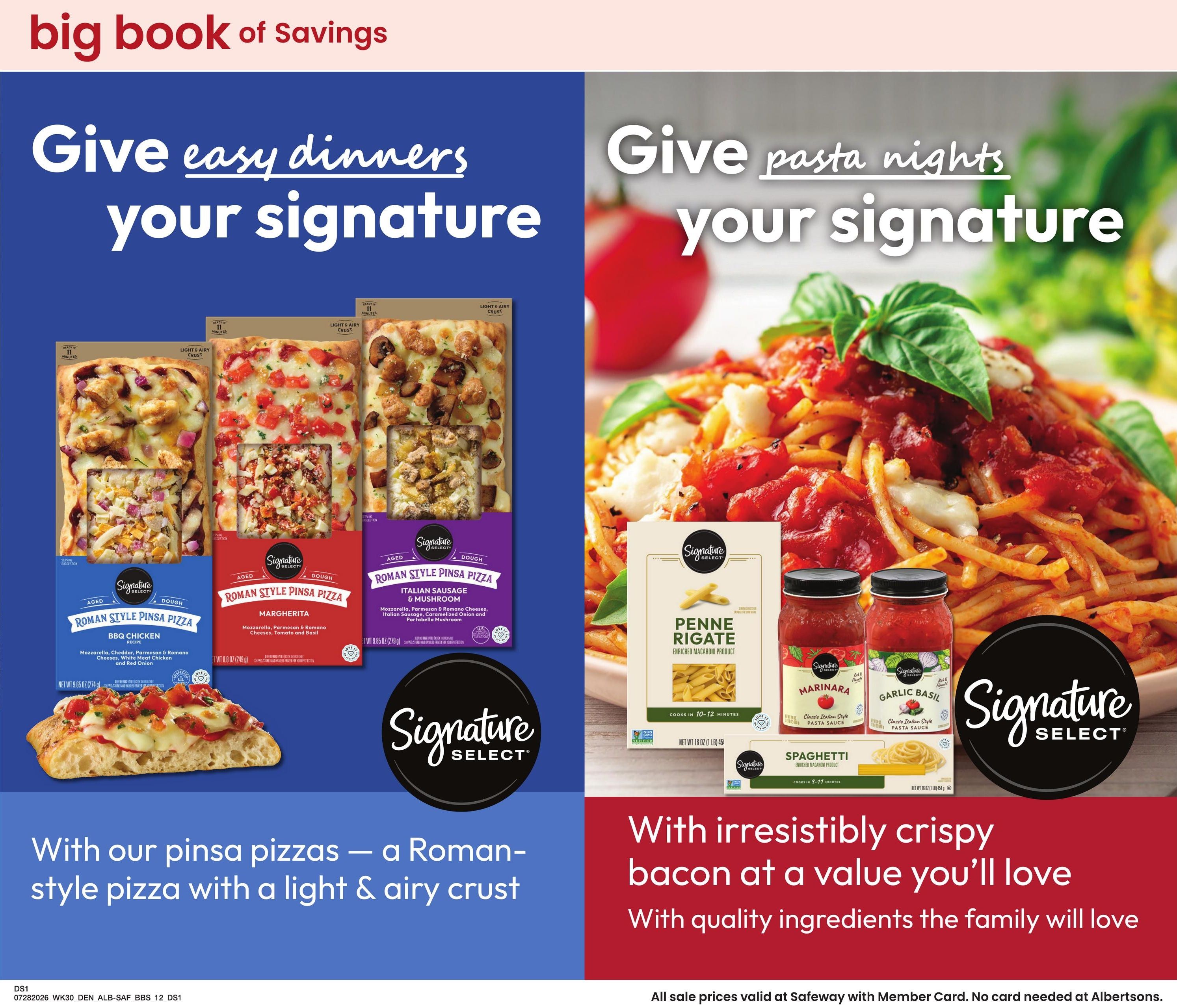 Safeway Big Book of Savings Weekly Ad July 28 - August 24, 2026