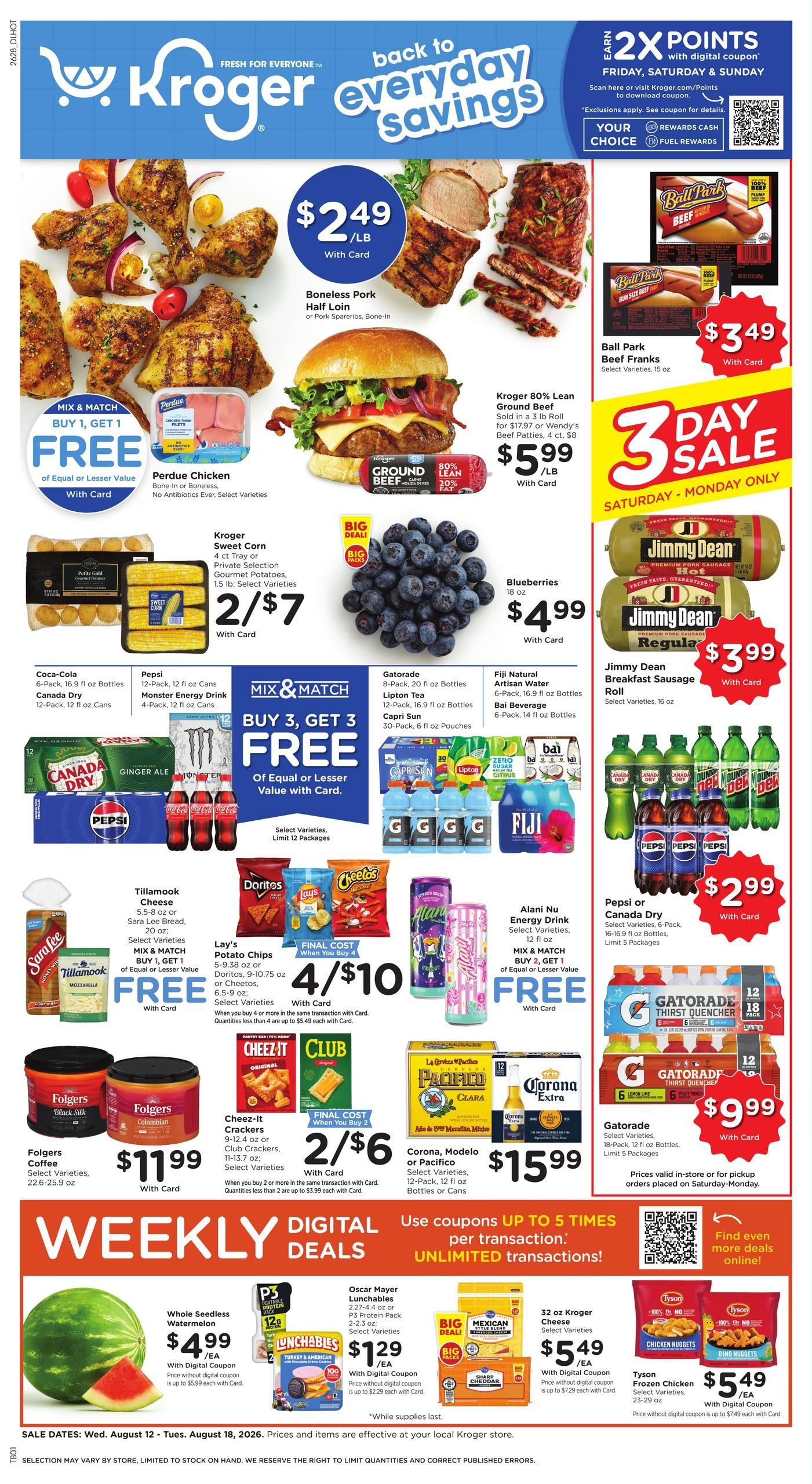 Kroger (Glenwood Area, AR) Weekly Ad August 12 - 18, 2026