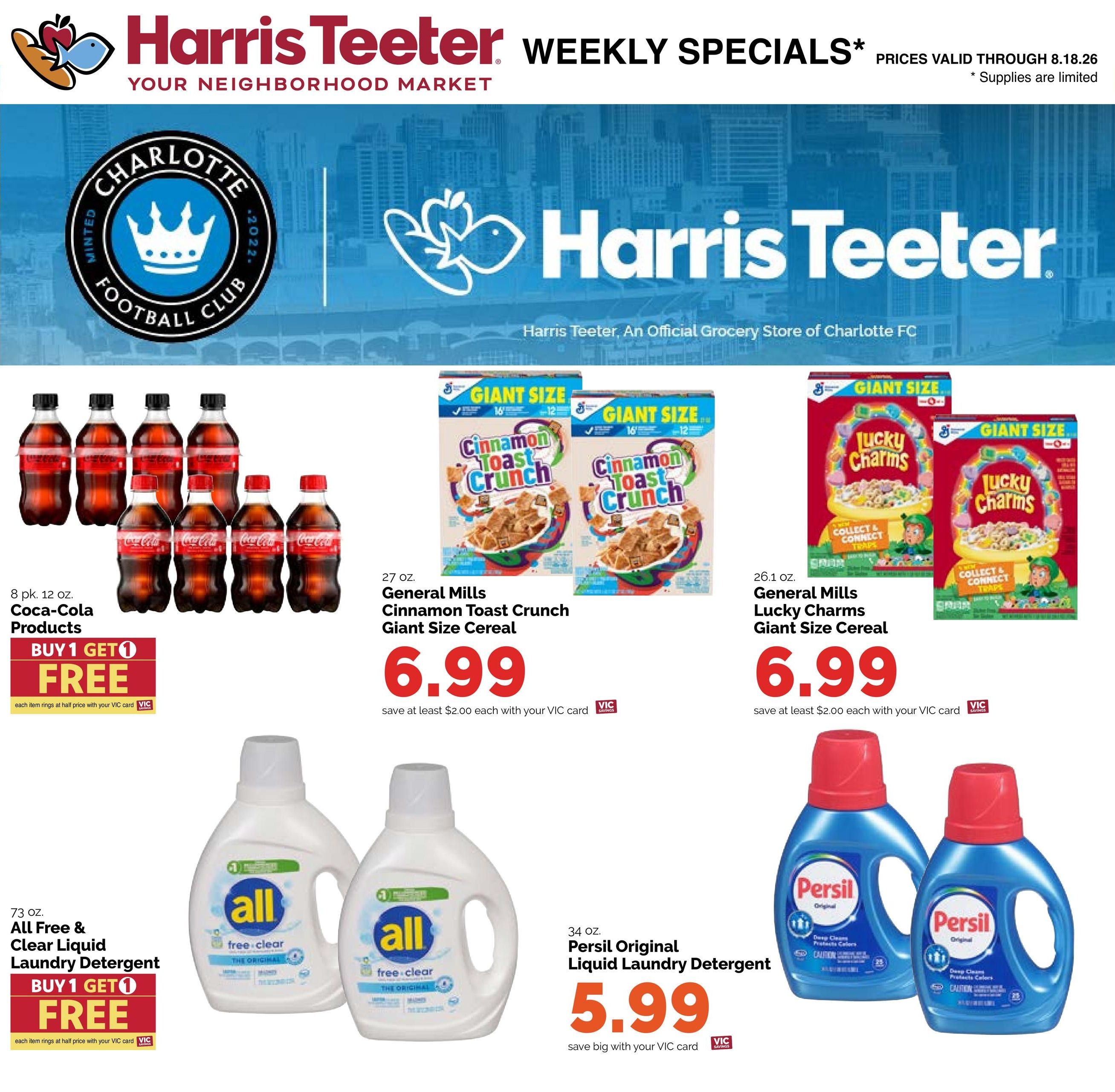 Harris Teeter (Saint Simons Island–Sea Island Area, GA) Weekly Ad August 12 - 18, 2026
