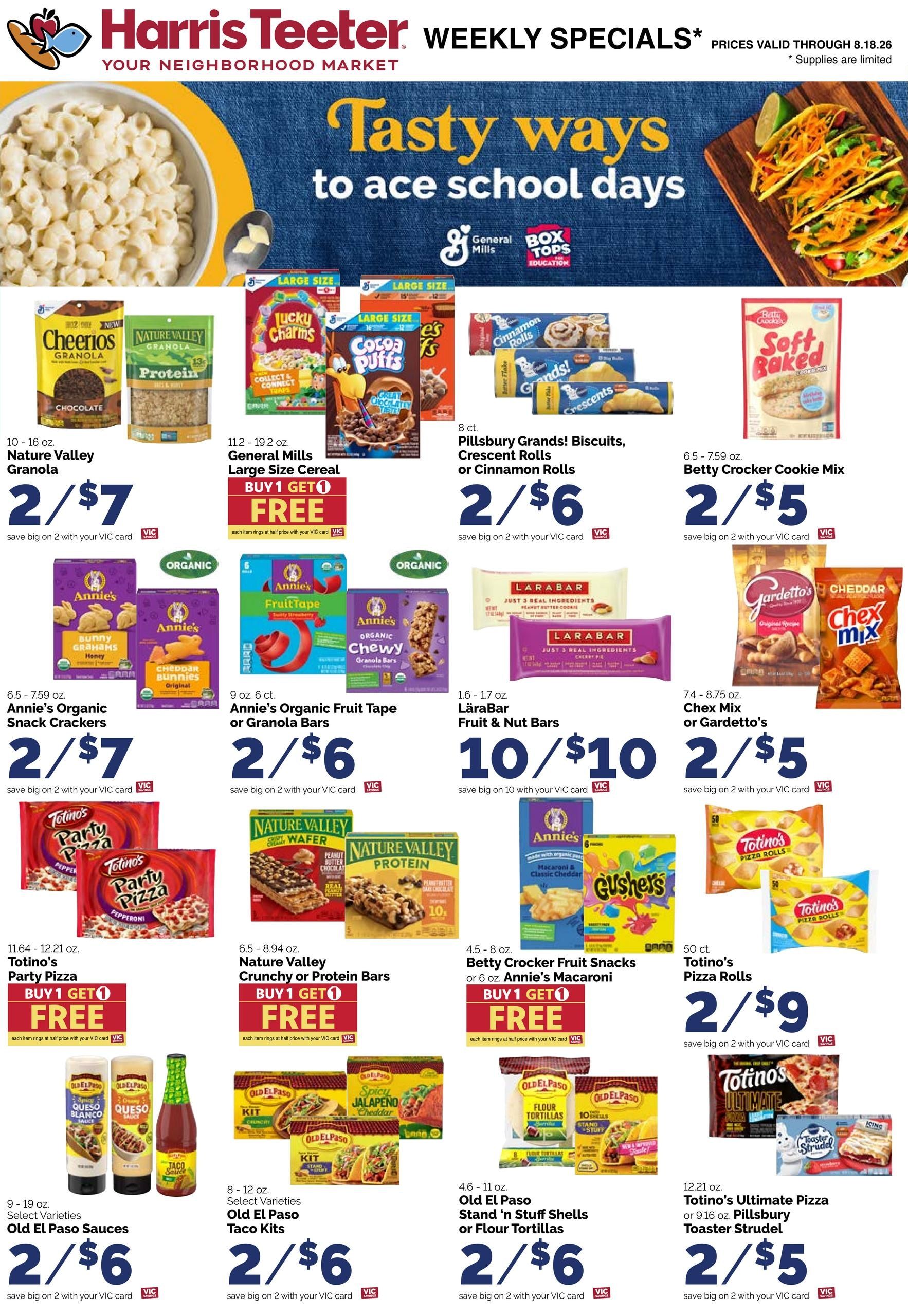 Harris Teeter (Saint Simons Island–Sea Island Area, GA) Weekly Ad August 12 - 18, 2026