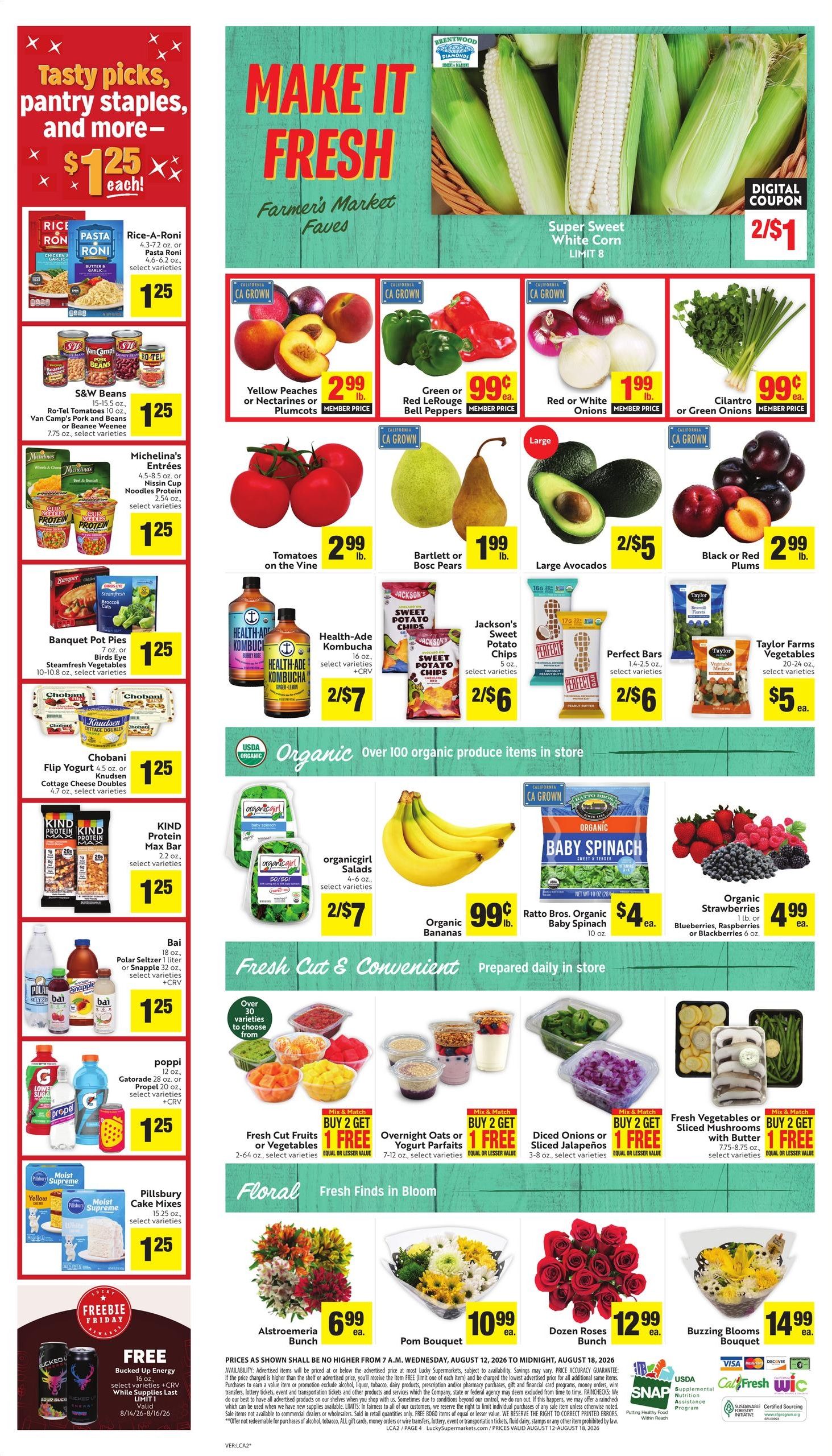 Lucky Supermarkets (CA) Weekly Ad August 12 - 18, 2026