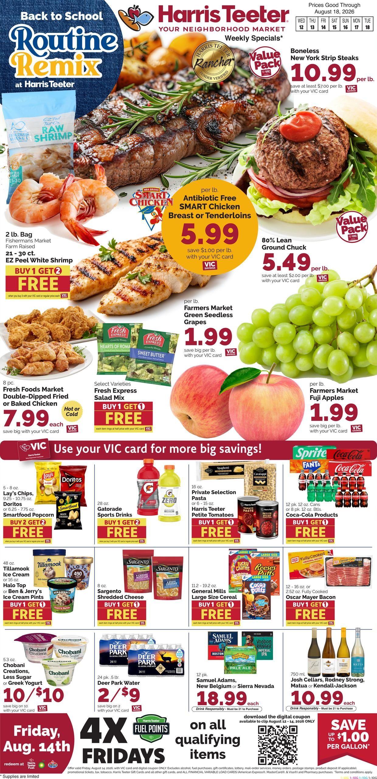 Harris Teeter (Alexandria–Arlington Area, MD–VA) Weekly Ad August 12 - 18, 2026