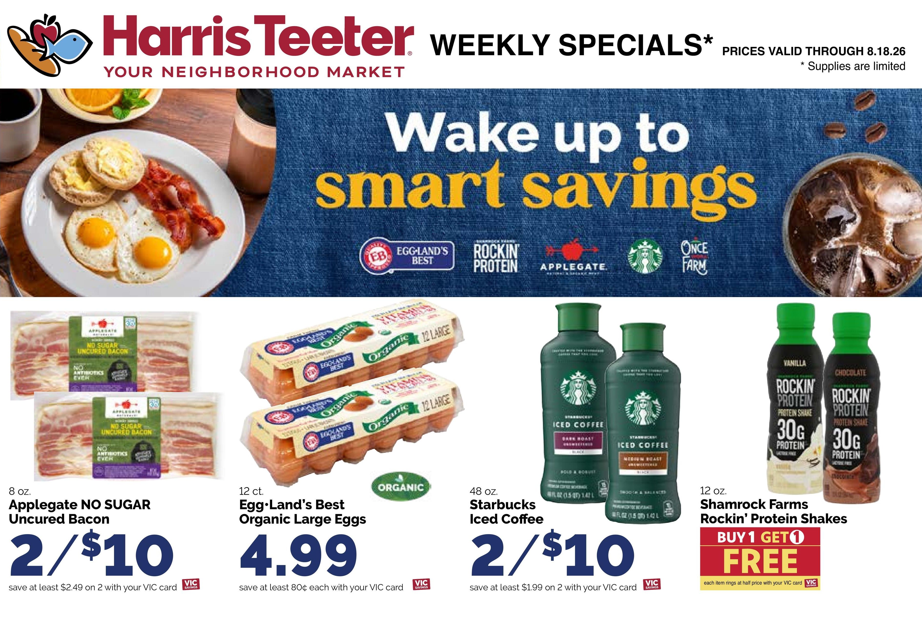 Harris Teeter (Alexandria–Arlington Area, MD–VA) Weekly Ad August 12 - 18, 2026