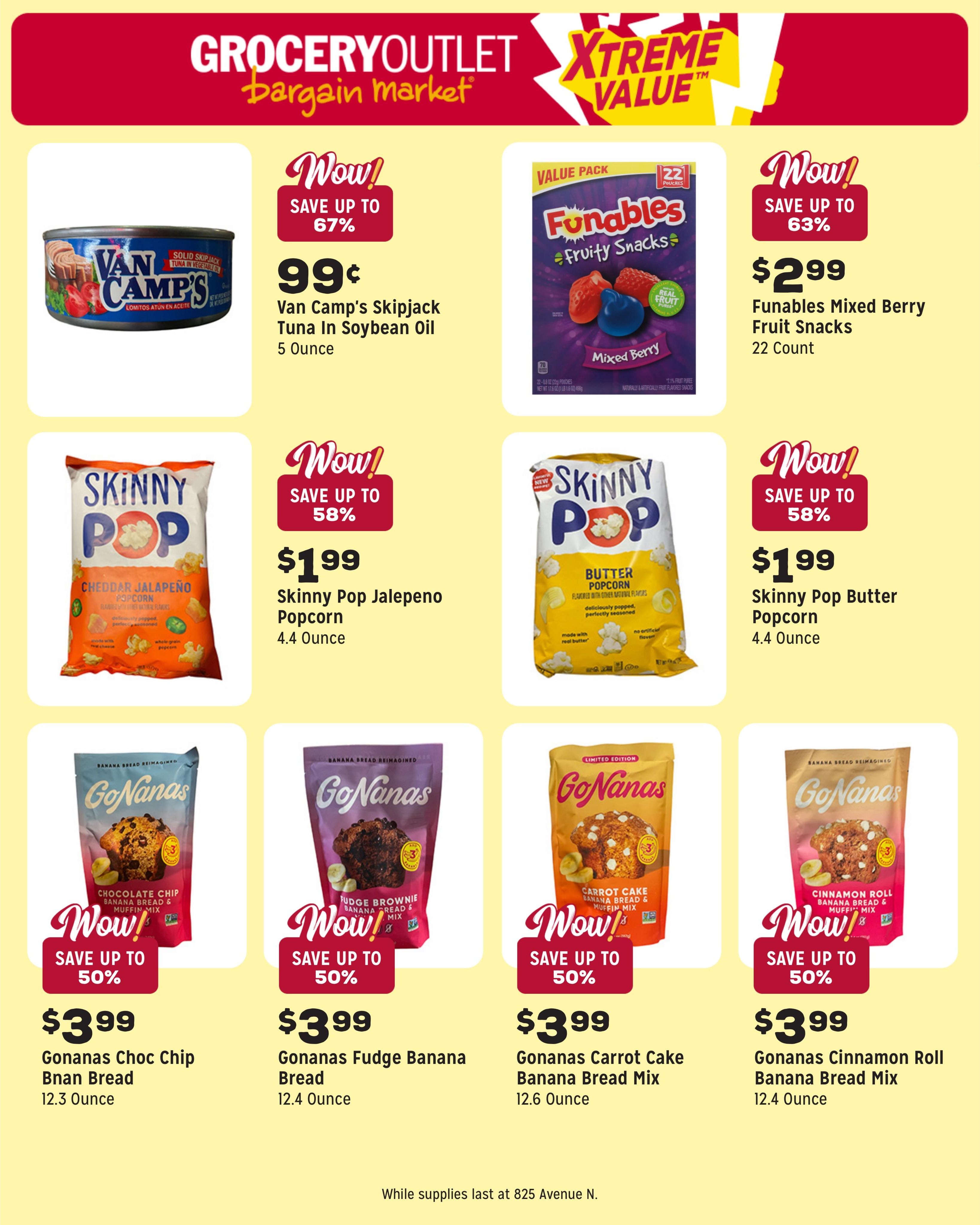 Grocery Outlet (Astoria–Naselle Area, OR–WA) Weekly Ad August 12 - 18, 2026