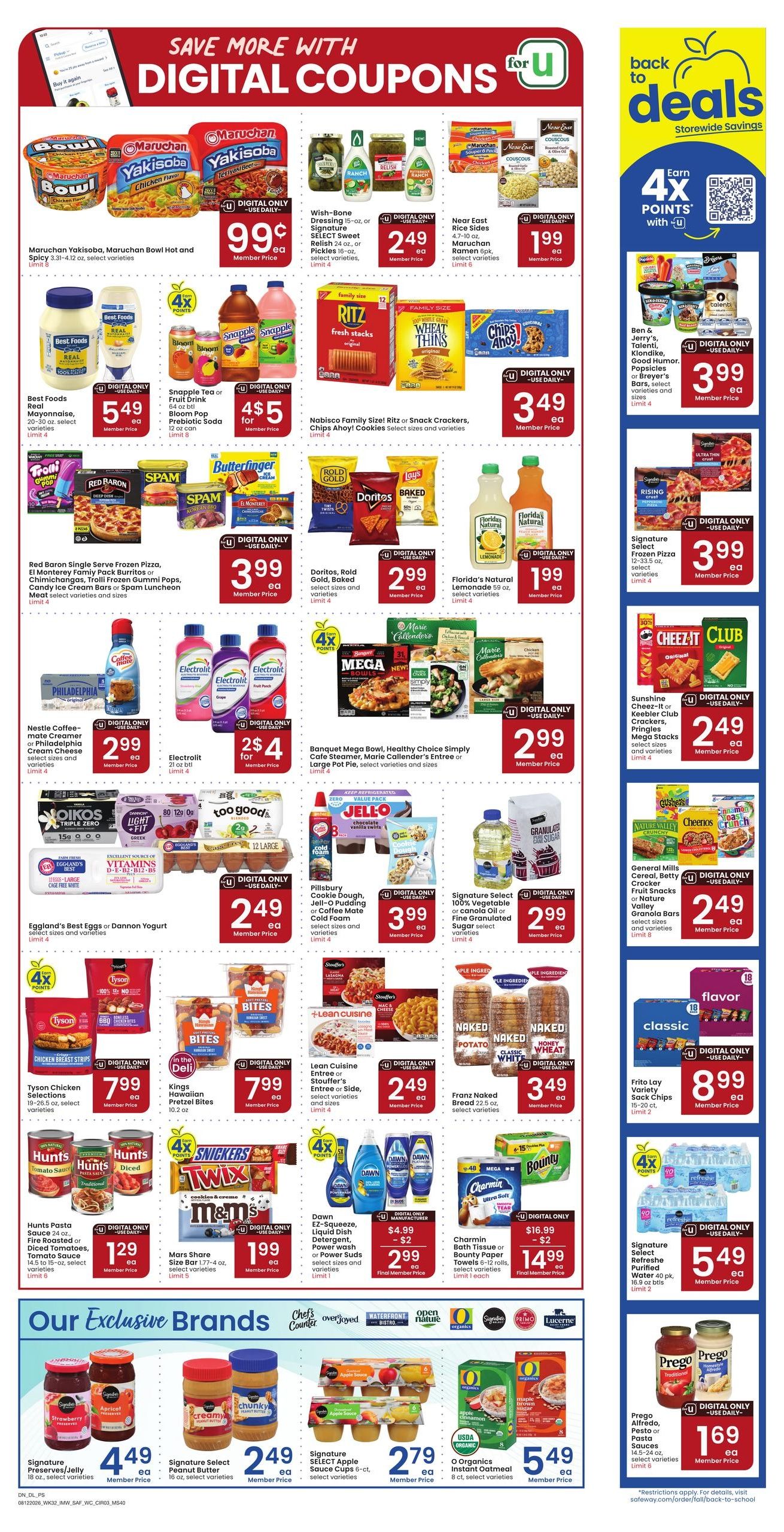 Safeway (Hot Springs-Sheridan Area, MT) Weekly Ad August 12 - 18, 2026