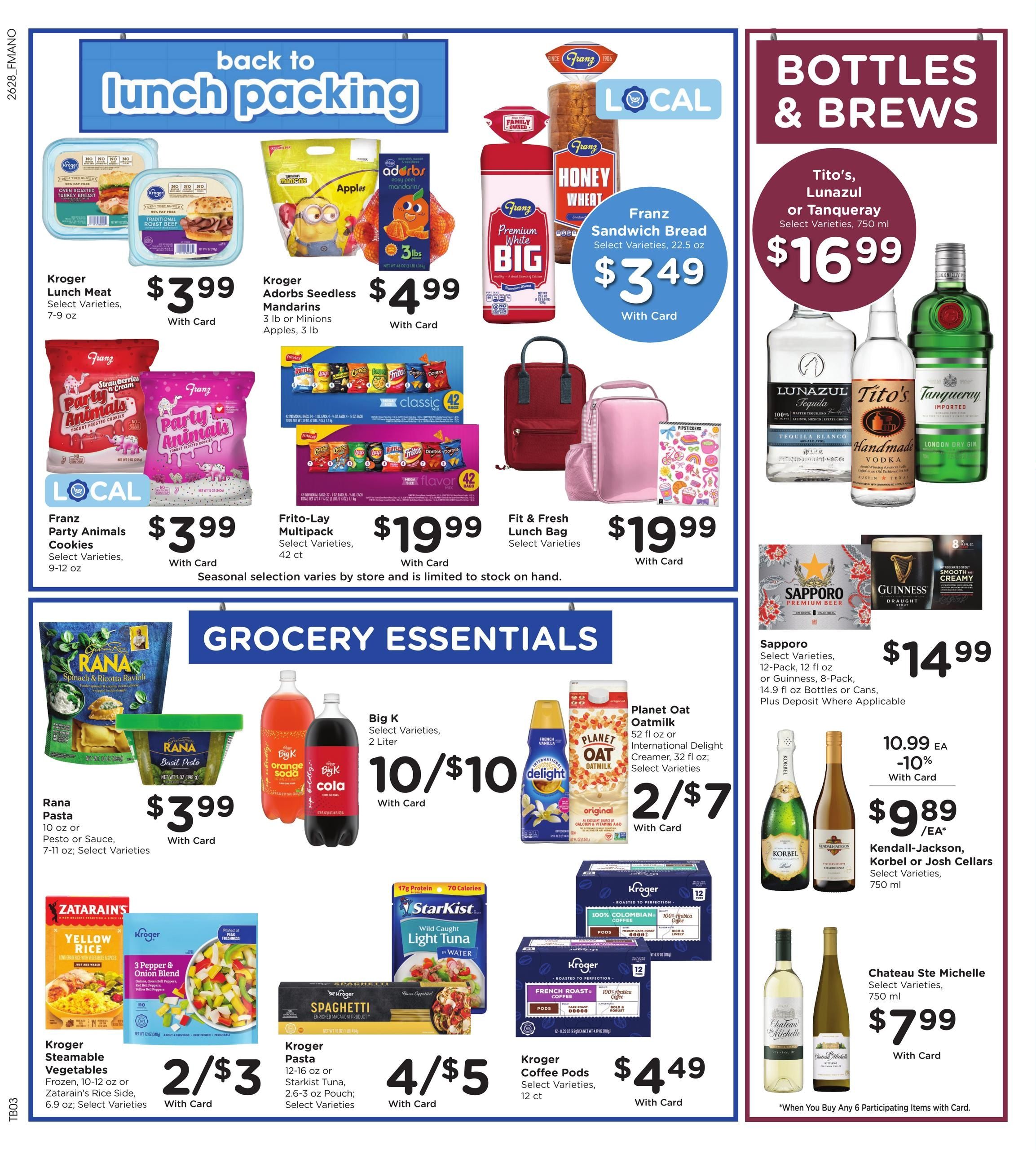 Fred Meyer (Cashmere–Wenatchee Area, WA) Weekly Ad August 12 - 18, 2026