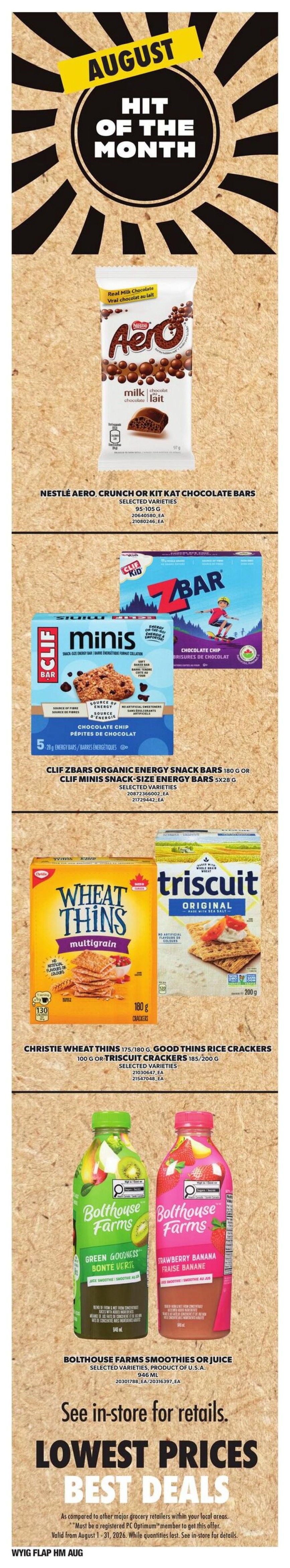 Loblaws City Market (West) Flyer August 13 to 19