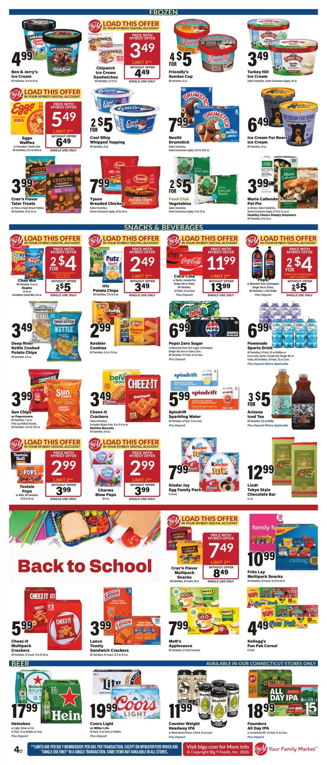 Big Y (Stamford–Waterbury Area, CT–NY) Weekly Ad August 13 - 19, 2026