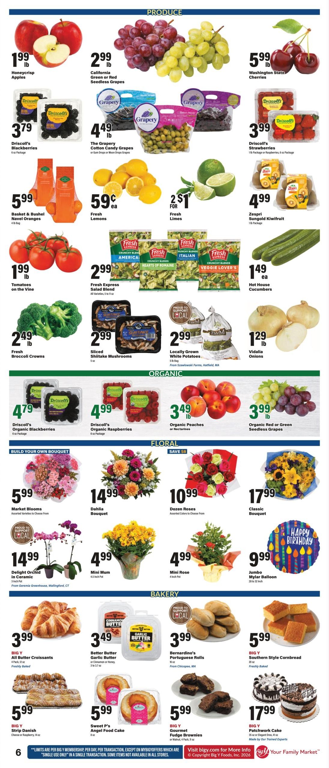 Big Y (Stamford–Waterbury Area, CT–NY) Weekly Ad August 13 - 19, 2026
