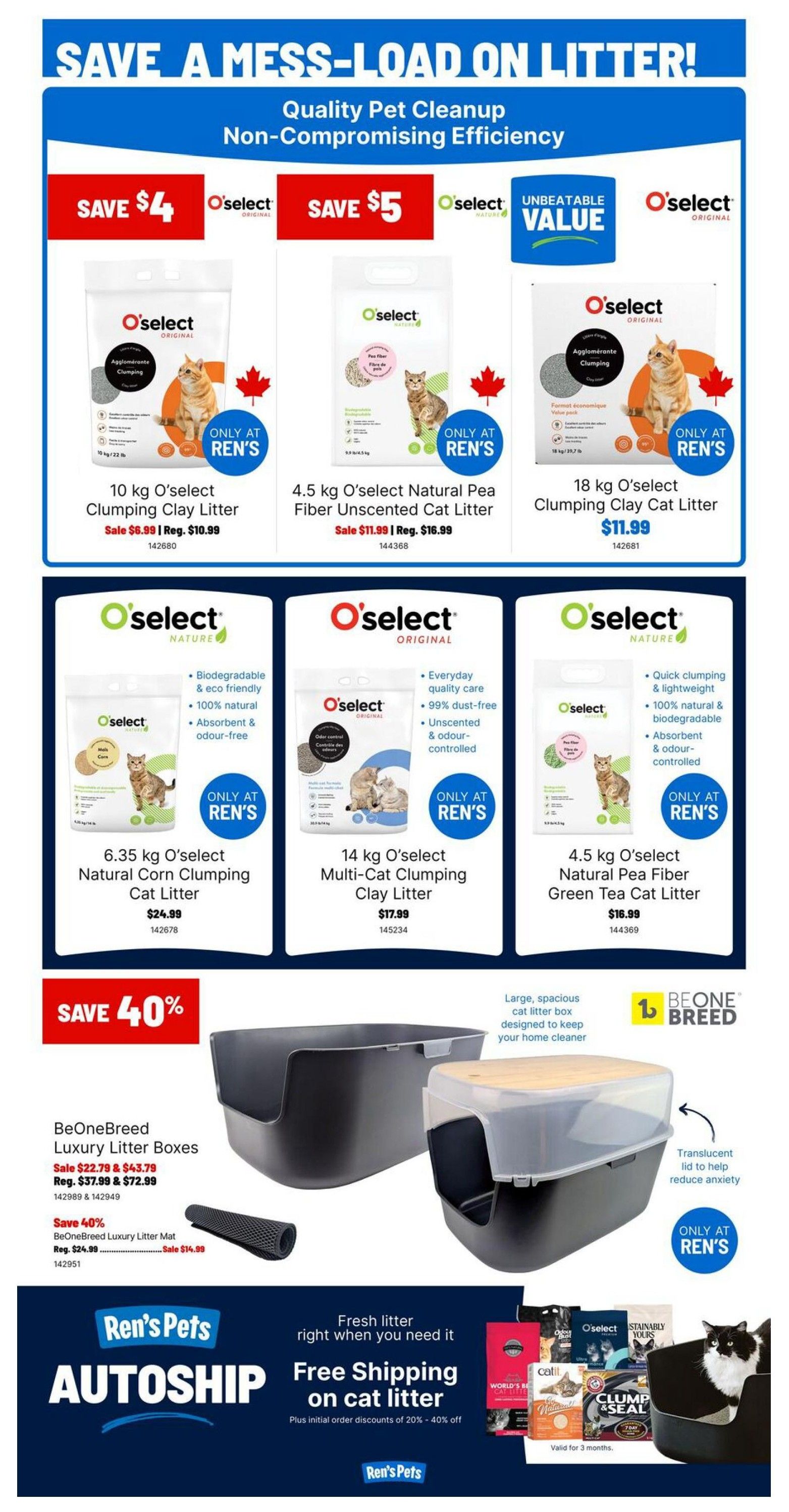 Ren's Pets Flyer August 13 to 19