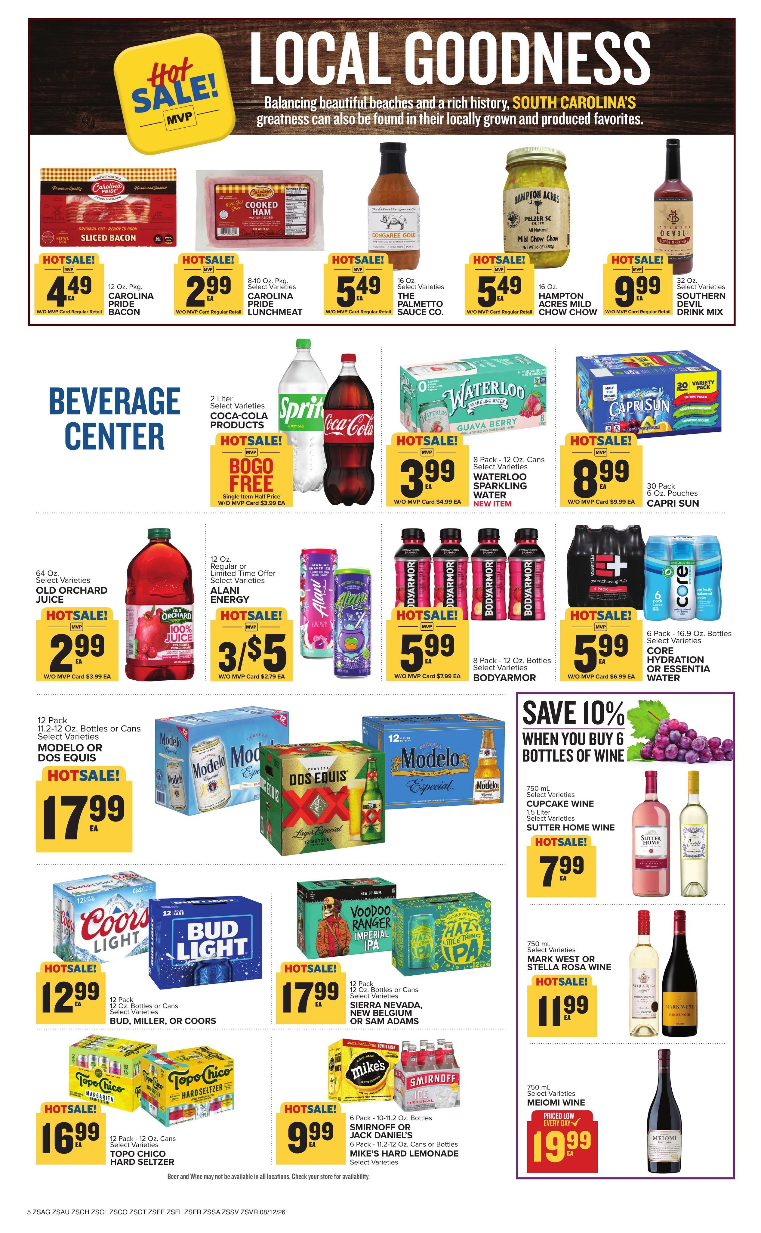 Food Lion (Bennettsville Area, SC) Weekly Ad August 12 - 18, 2026