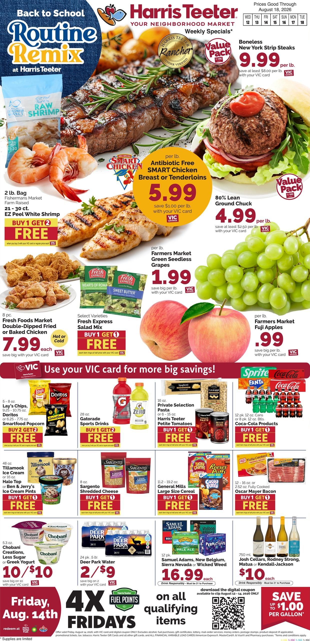Harris Teeter (Boone Area, NC) Weekly Ad August 12 - 18, 2026