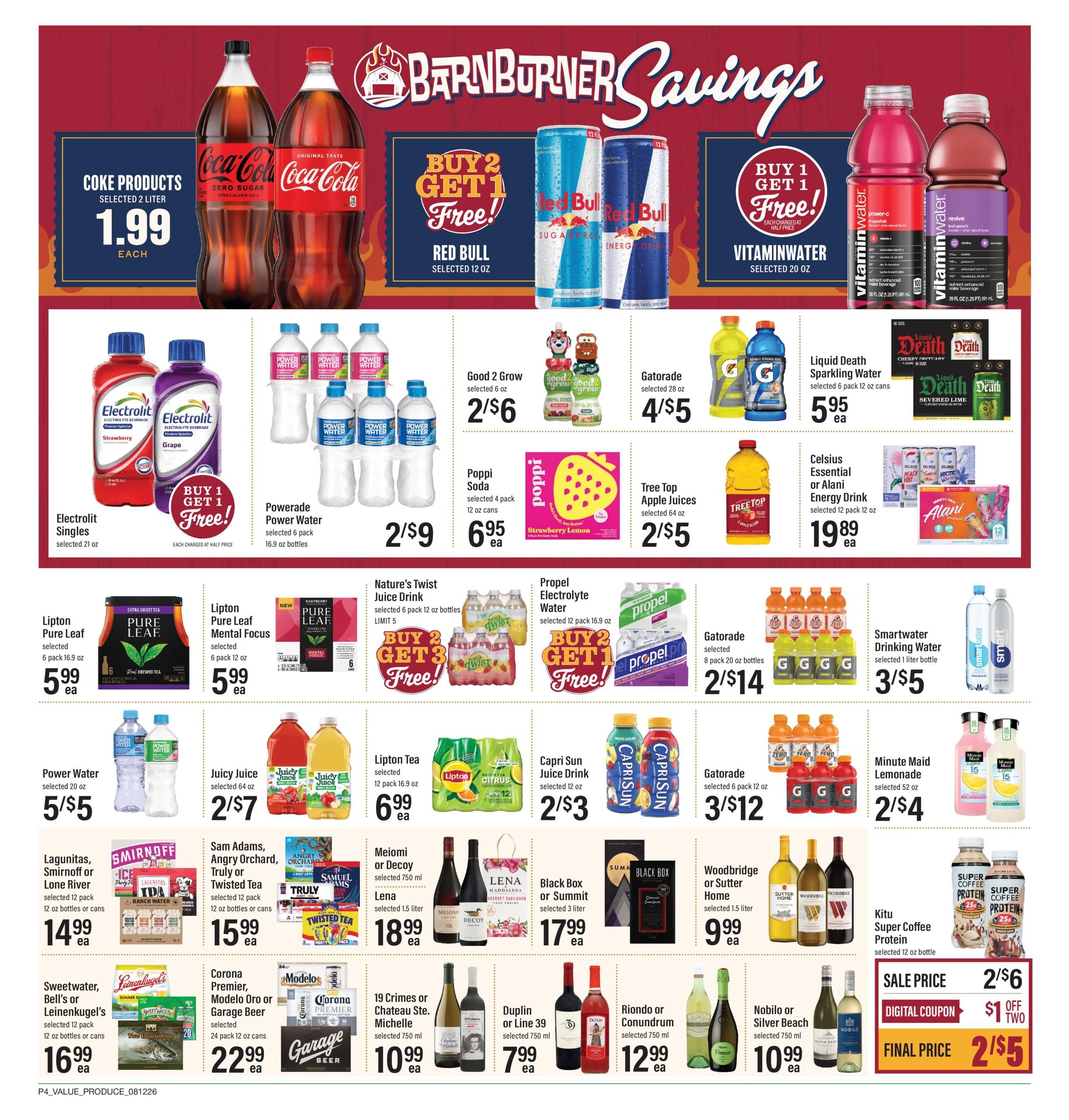 Lowes Foods (Charlotte–Fort Mill Area, NC–SC) Weekly Ad August 12 - 18, 2026
