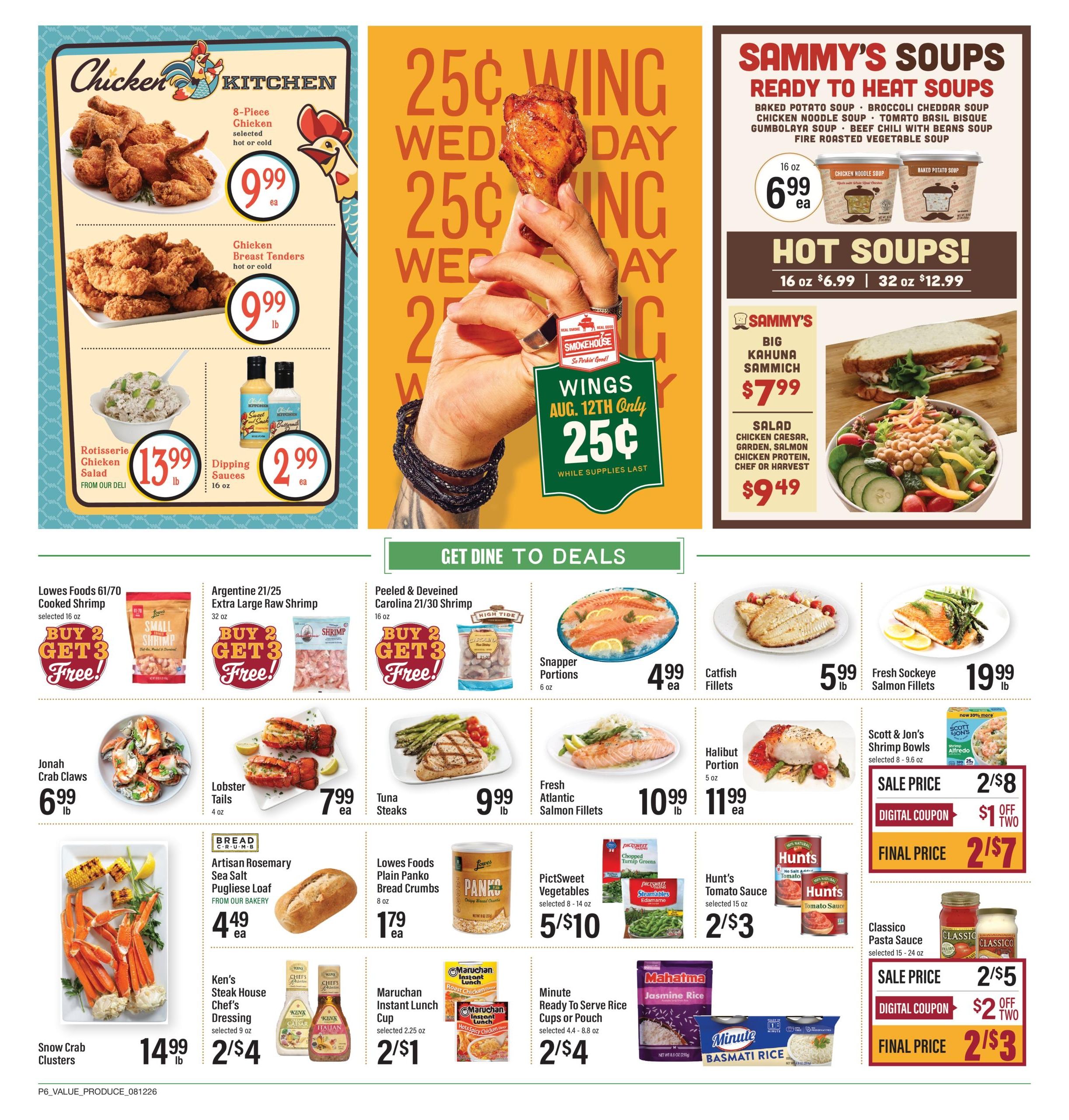 Lowes Foods (Charlotte–Fort Mill Area, NC–SC) Weekly Ad August 12 - 18, 2026