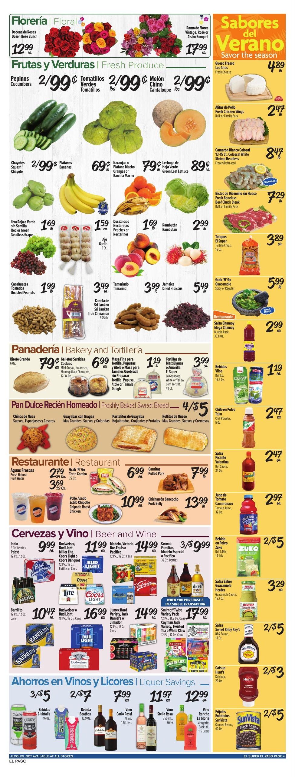 El Super (El Paso Area, TX) Weekly Ad August 12 - 18, 2026