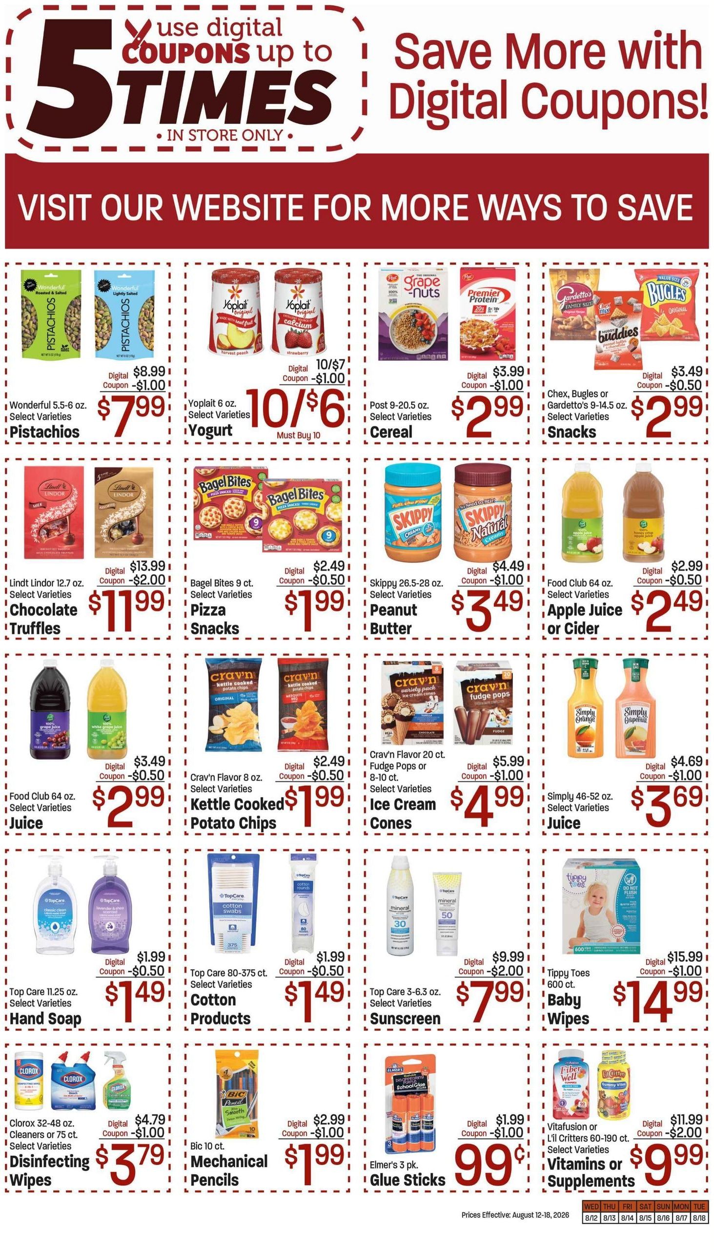 Blair's Market Weekly Ad August 12 - 18, 2026