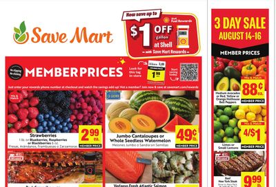 Save Mart (Clovis Area, CA) Weekly Ad August 12 - 18, 2026