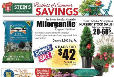 Stein's Garden and Home Weekly Ad August 12 - 18, 2026