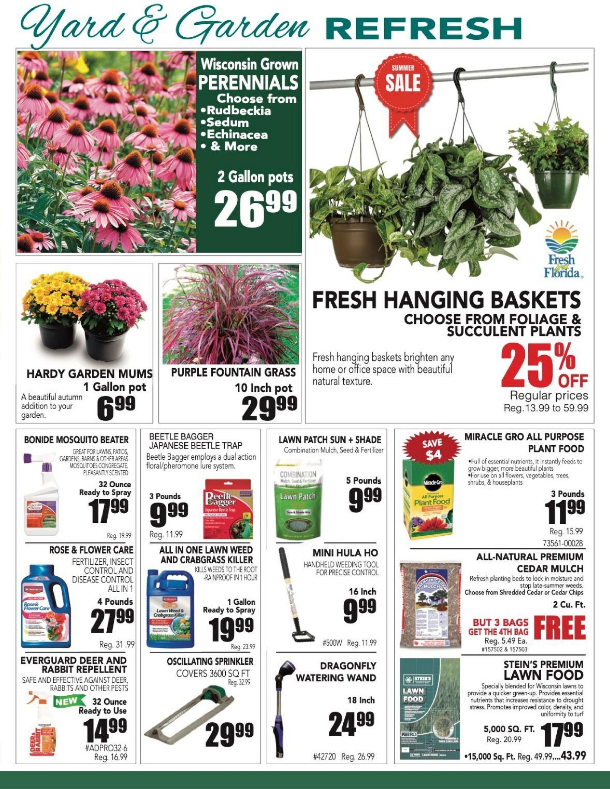 Stein's Garden and Home Weekly Ad August 12 - 18, 2026