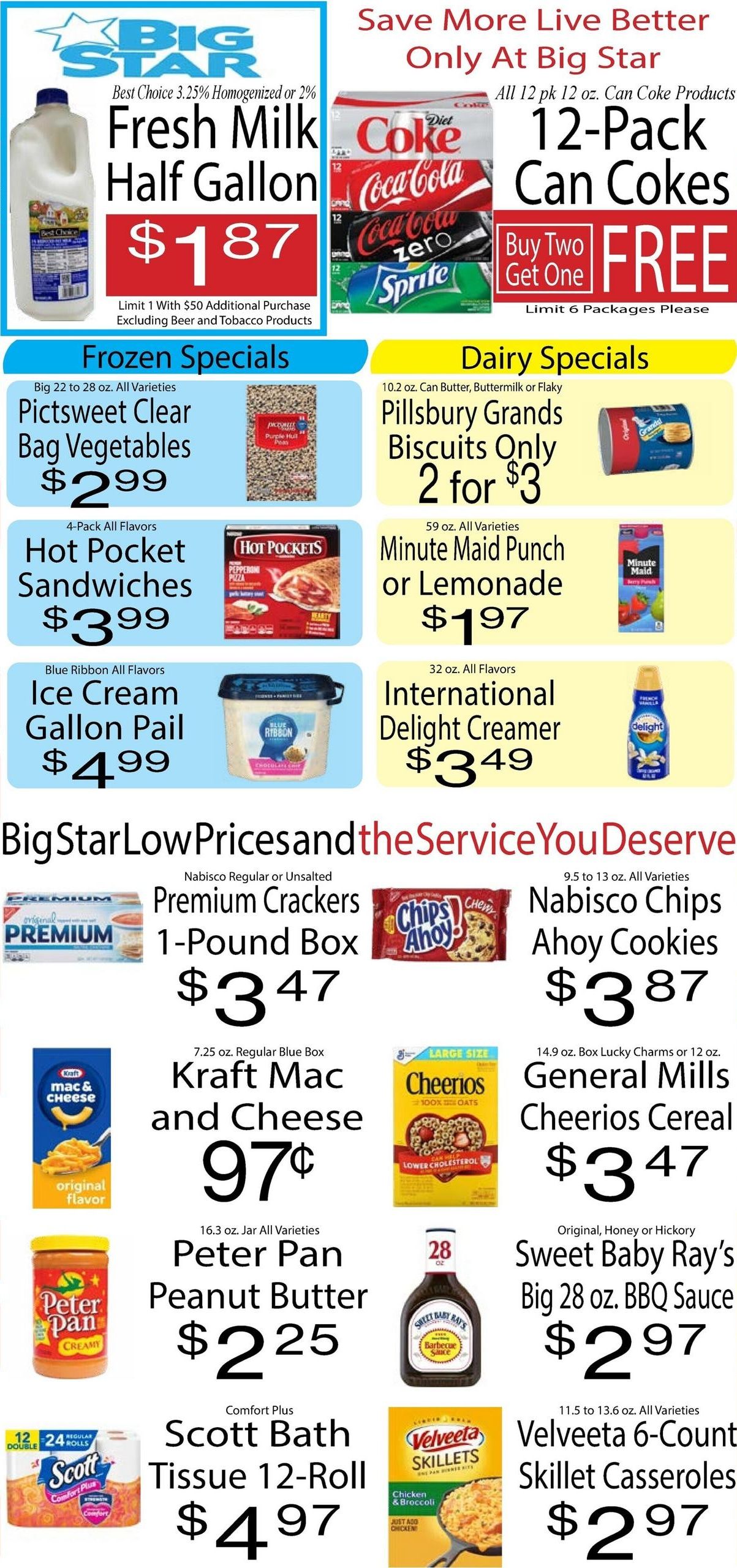 Gene Stimson Big Star Weekly Ad August 12 - 18, 2026