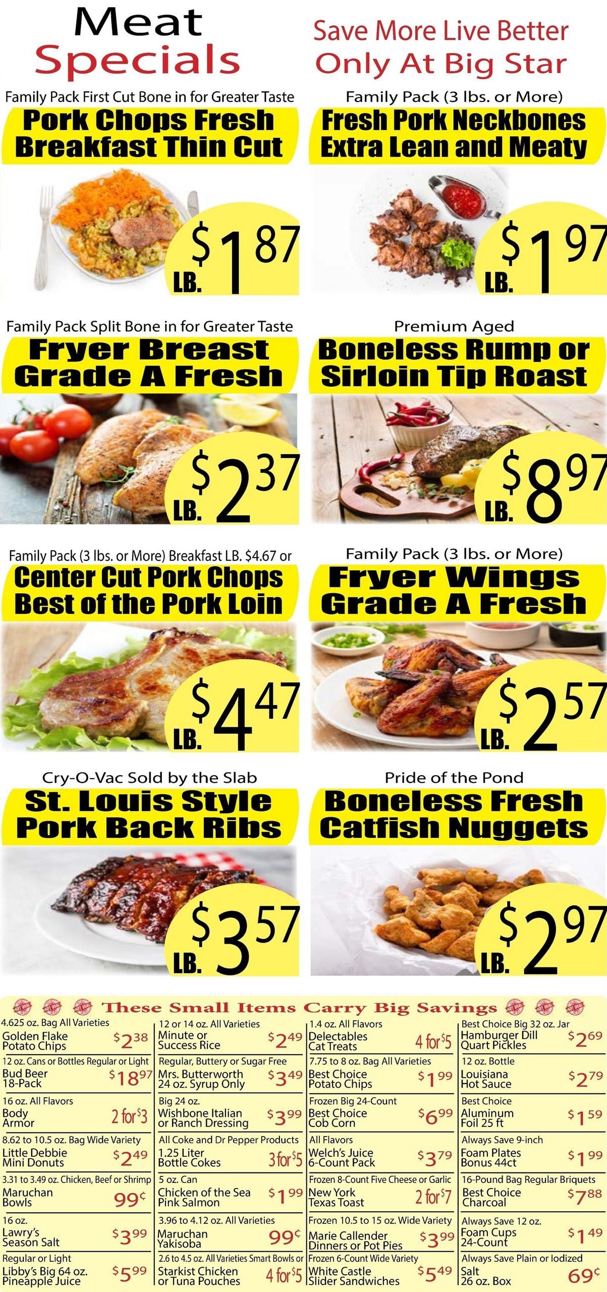 Gene Stimson Big Star Weekly Ad August 12 - 18, 2026