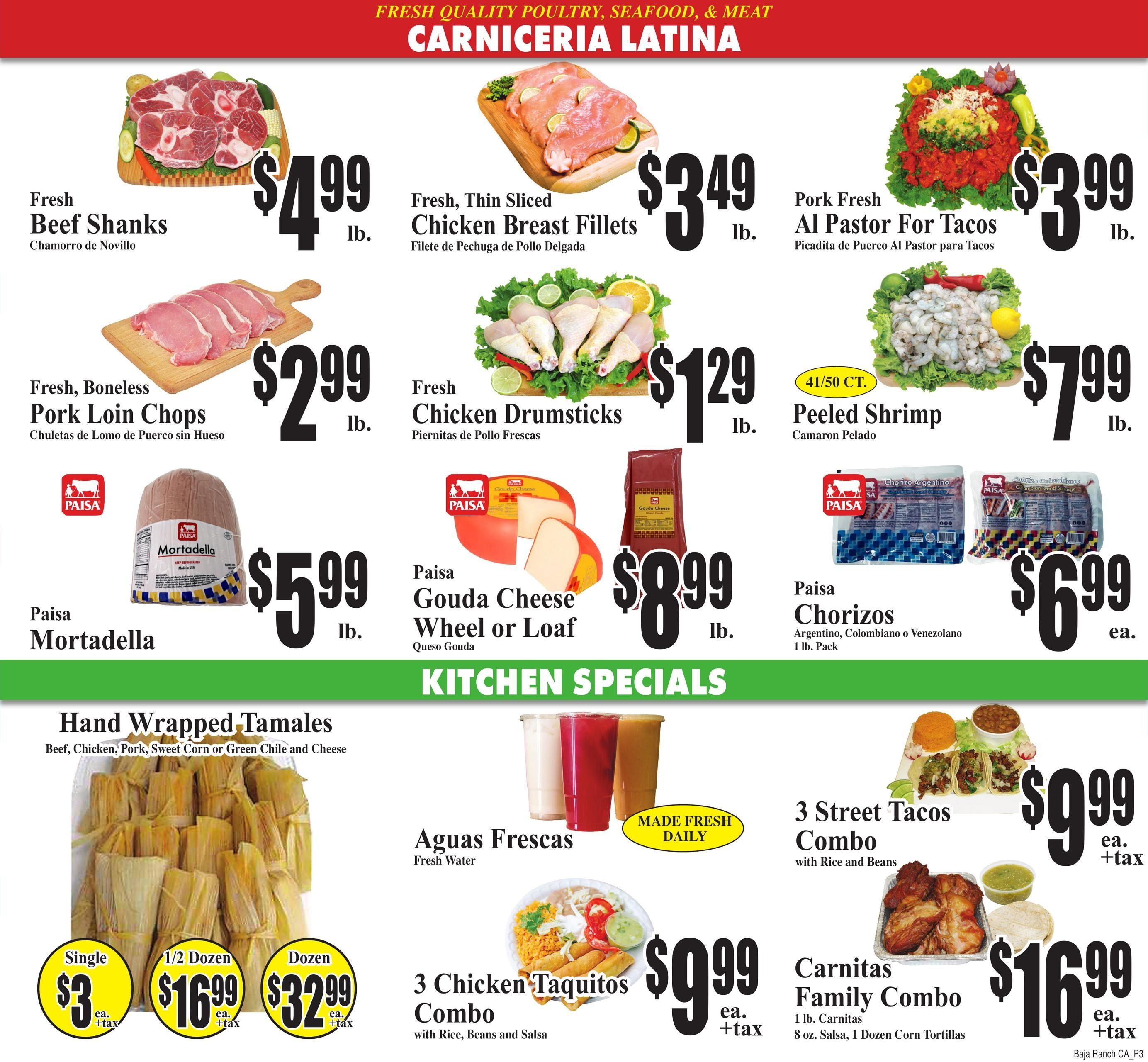 Baja Ranch Supermarket Weekly Ad August 12 - 18, 2026