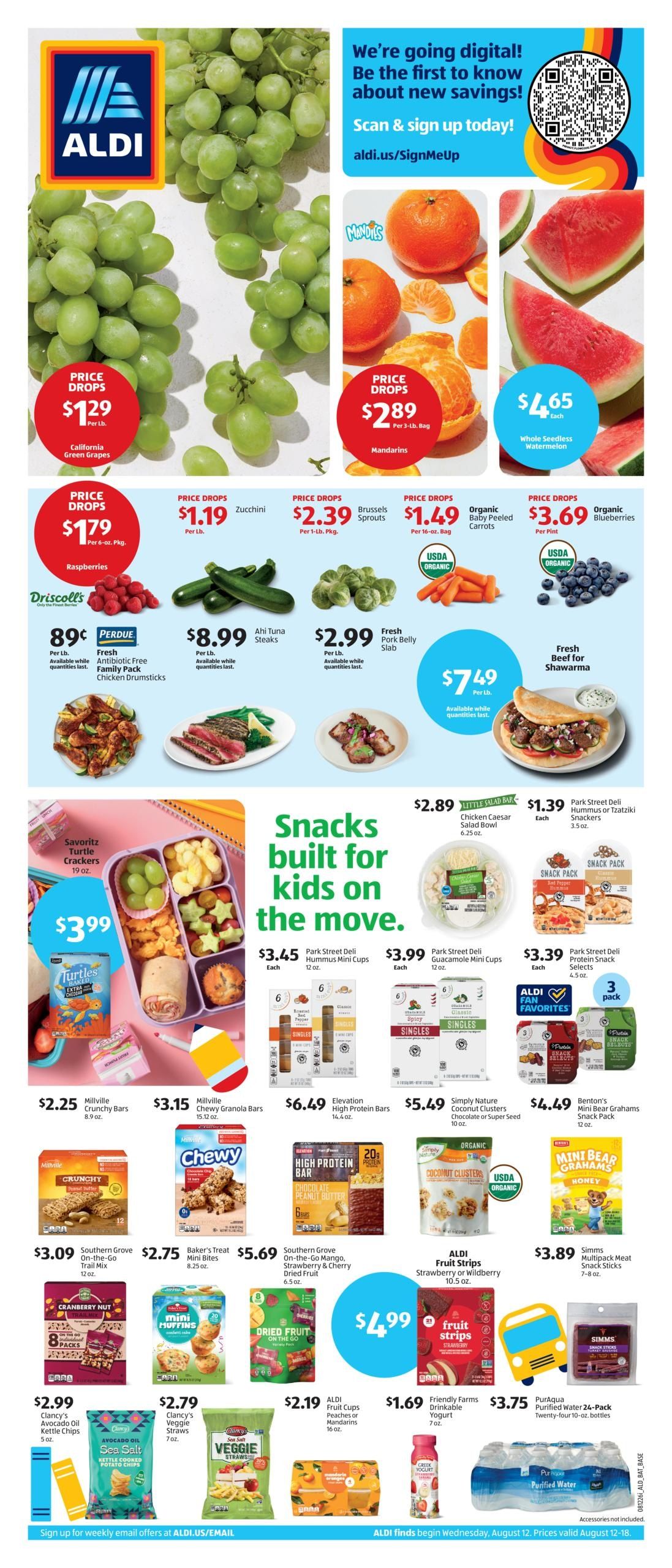 ALDI (Chicago–Naperville Area, IL) Weekly Ad August 12 - 18, 2026