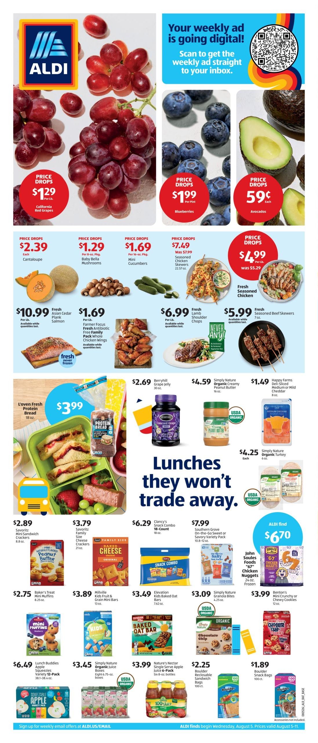 ALDI (Chicago–Naperville Area, IL) Weekly Ad August 12 - 18, 2026