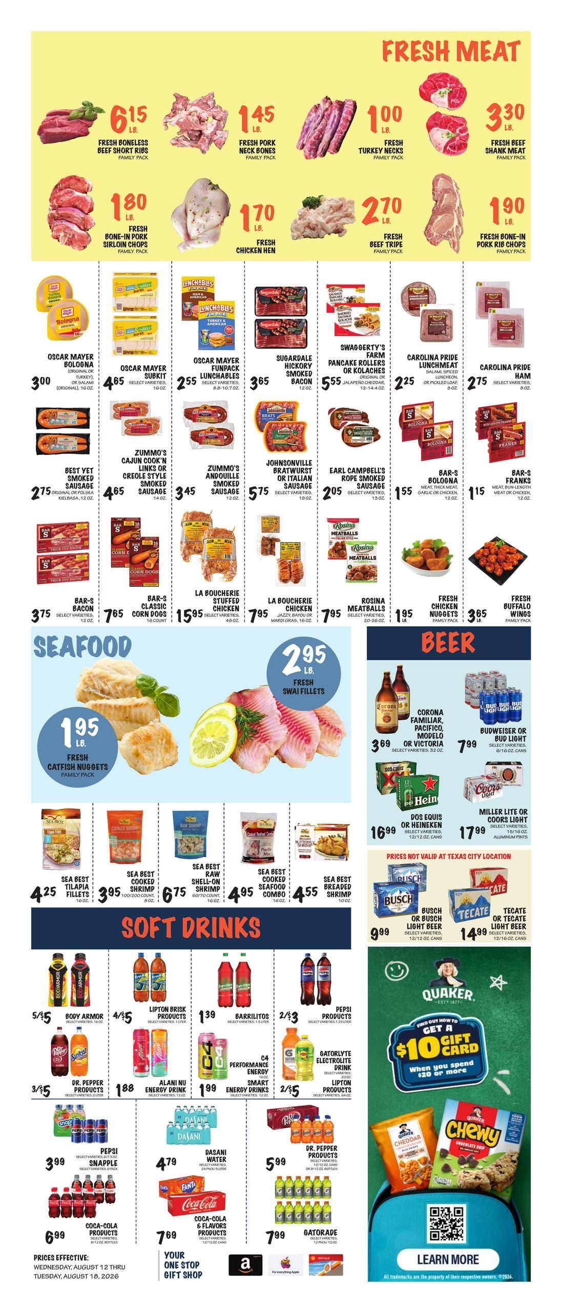 Foodarama Weekly Ad August 12 - 18, 2026
