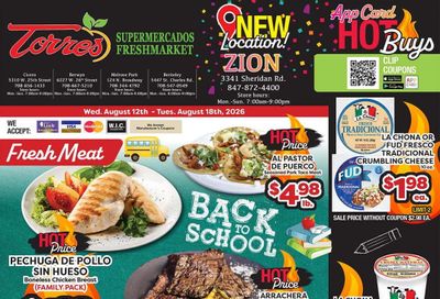 Torres Supermercado Weekly Ad August 12 - 18, 2026