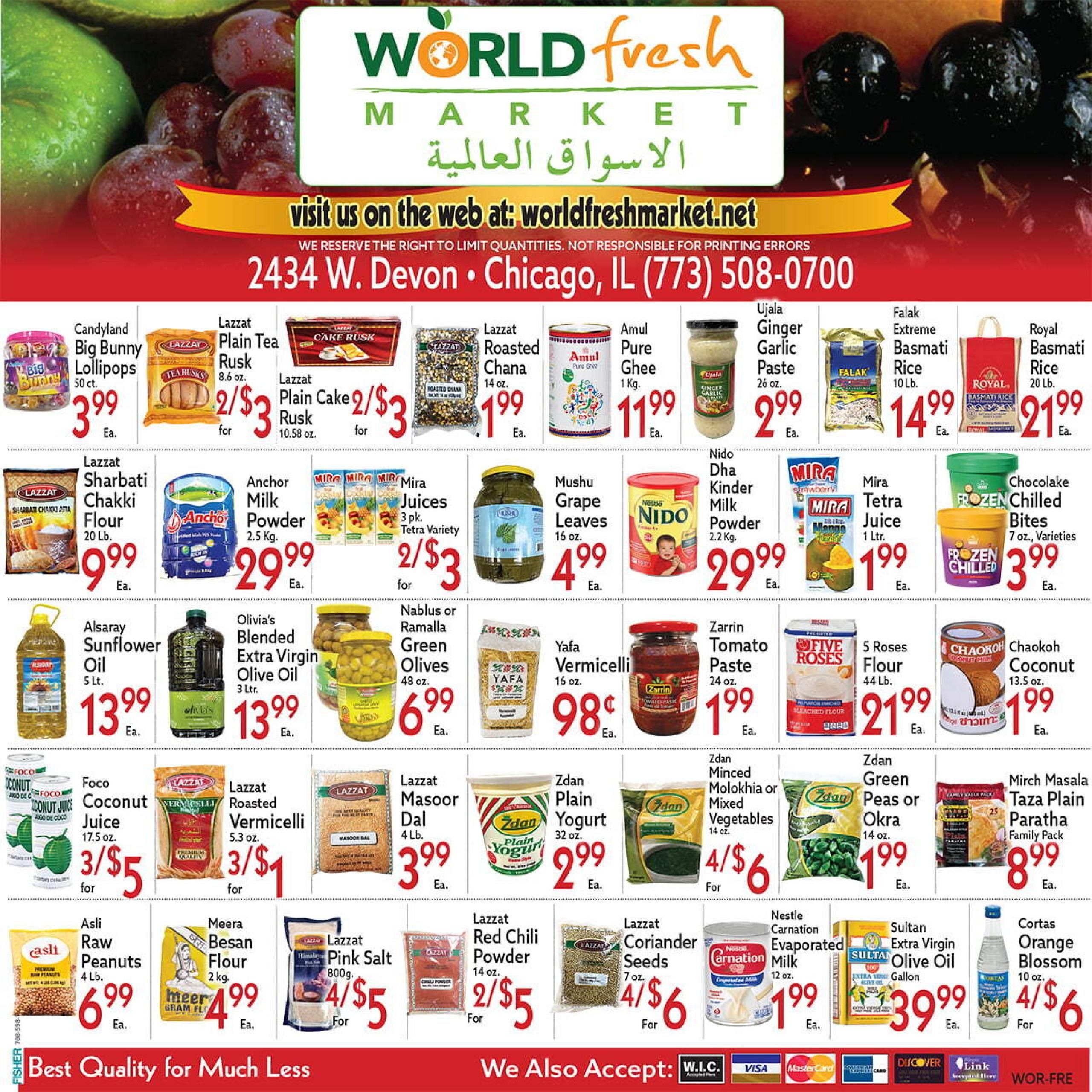World Fresh Market Weekly Ad August 12 - 18, 2026
