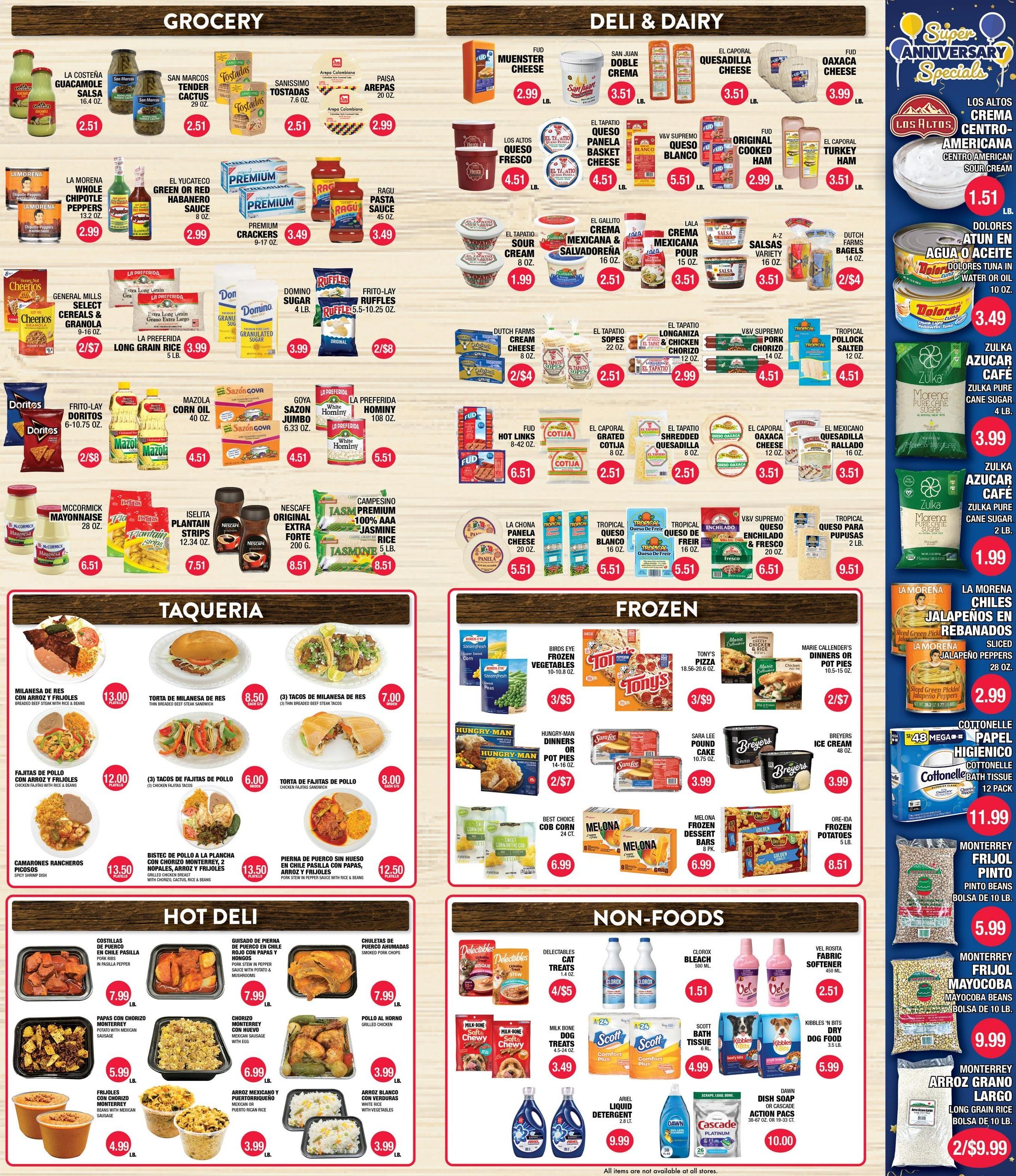 Carnicerias Jimenez Weekly Ad August 12 - 18, 2026