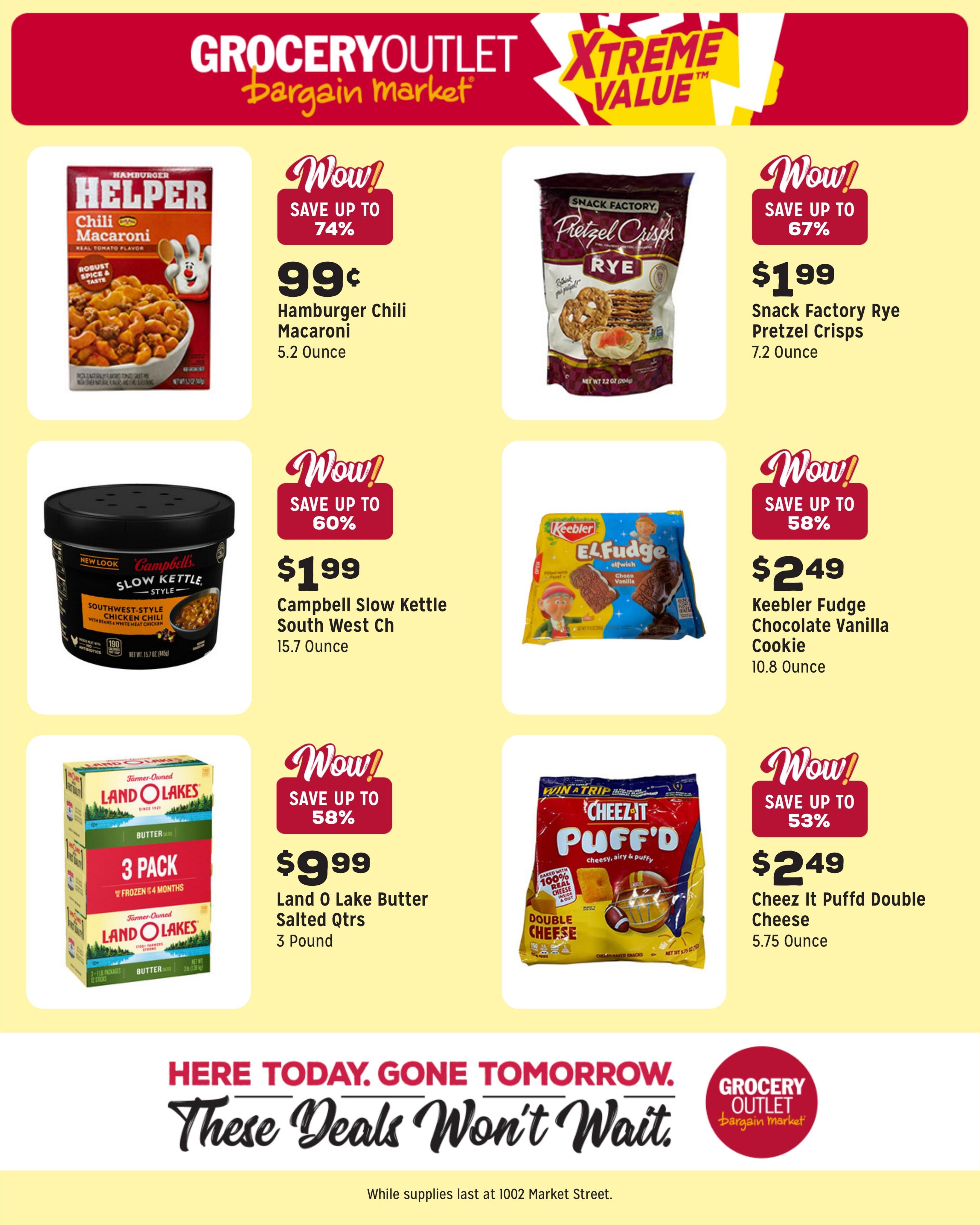 Grocery Outlet (San Diego–Coronado Area, CA) Weekly Ad August 12 - 18, 2026