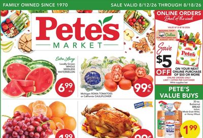 Pete's Fresh Market (Chicago–Hammond Area, IL–IN) Weekly Ad August 12 - 18, 2026