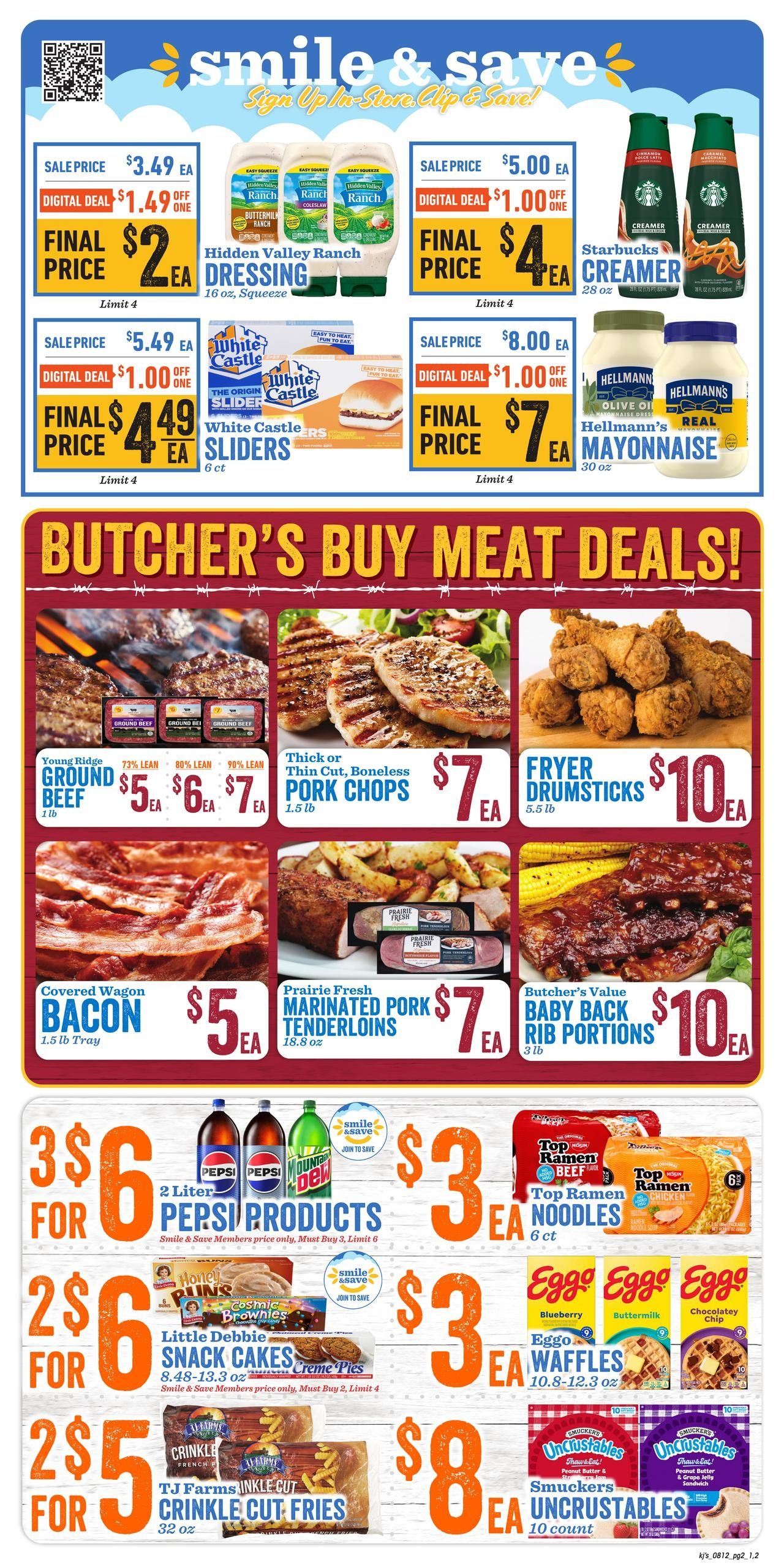 Kj’s Market Weekly Ad August 12 - 18, 2026